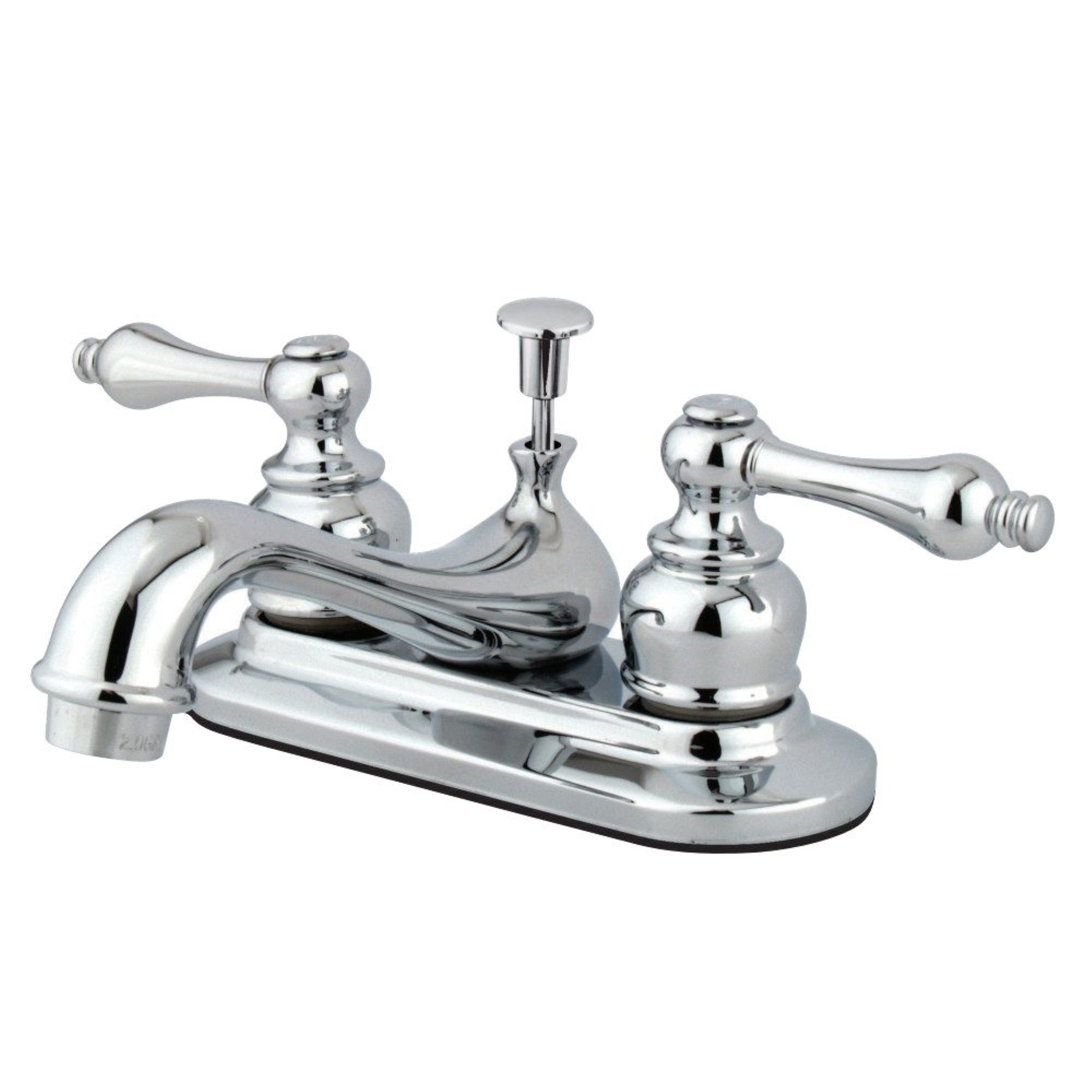 Kingston Brass Gkb601Al 4 In. Centerset Bathroom Faucet, Polished Chrome