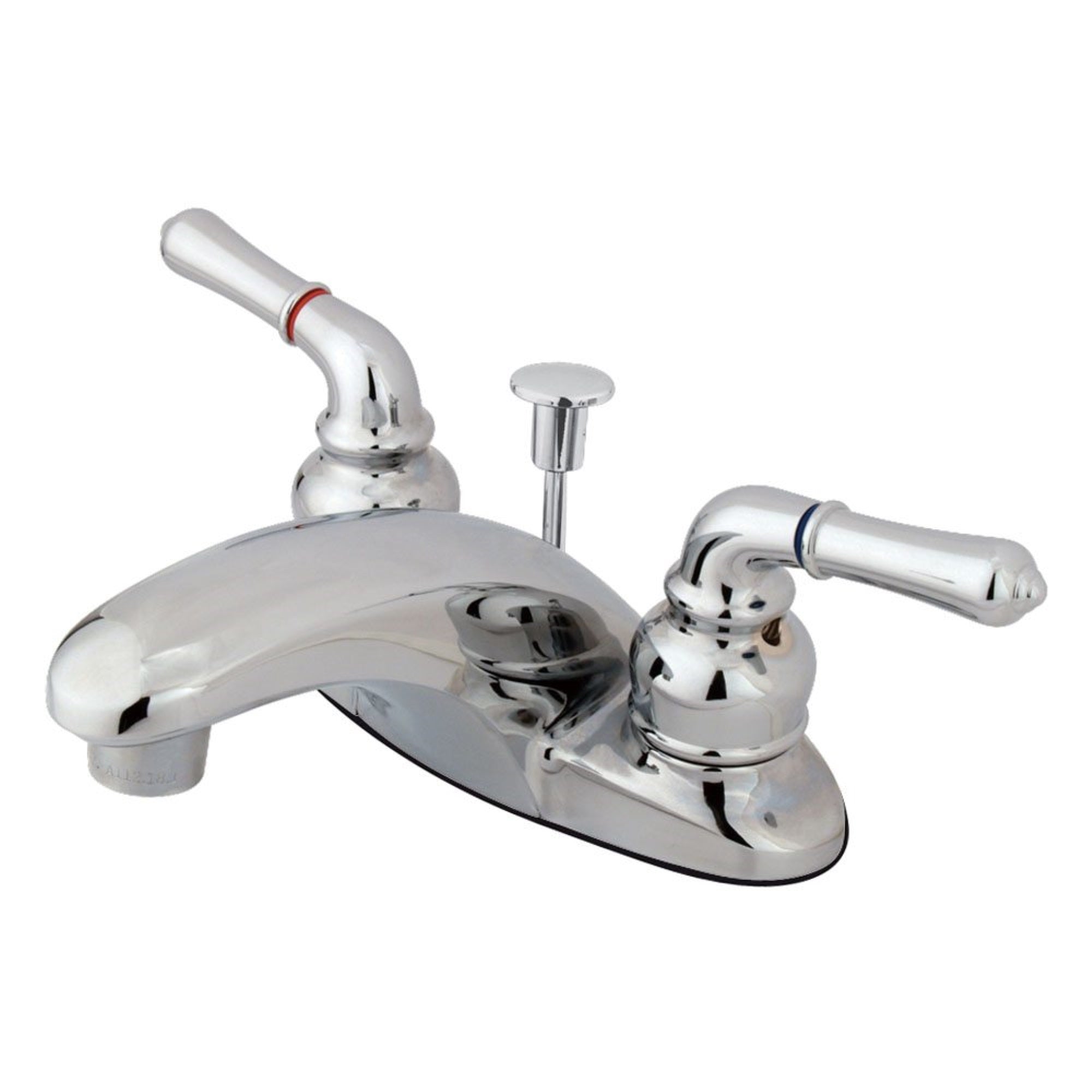 Kingston Brass Gkb621 4 In. Centerset Bathroom Faucet, Polished Chrome