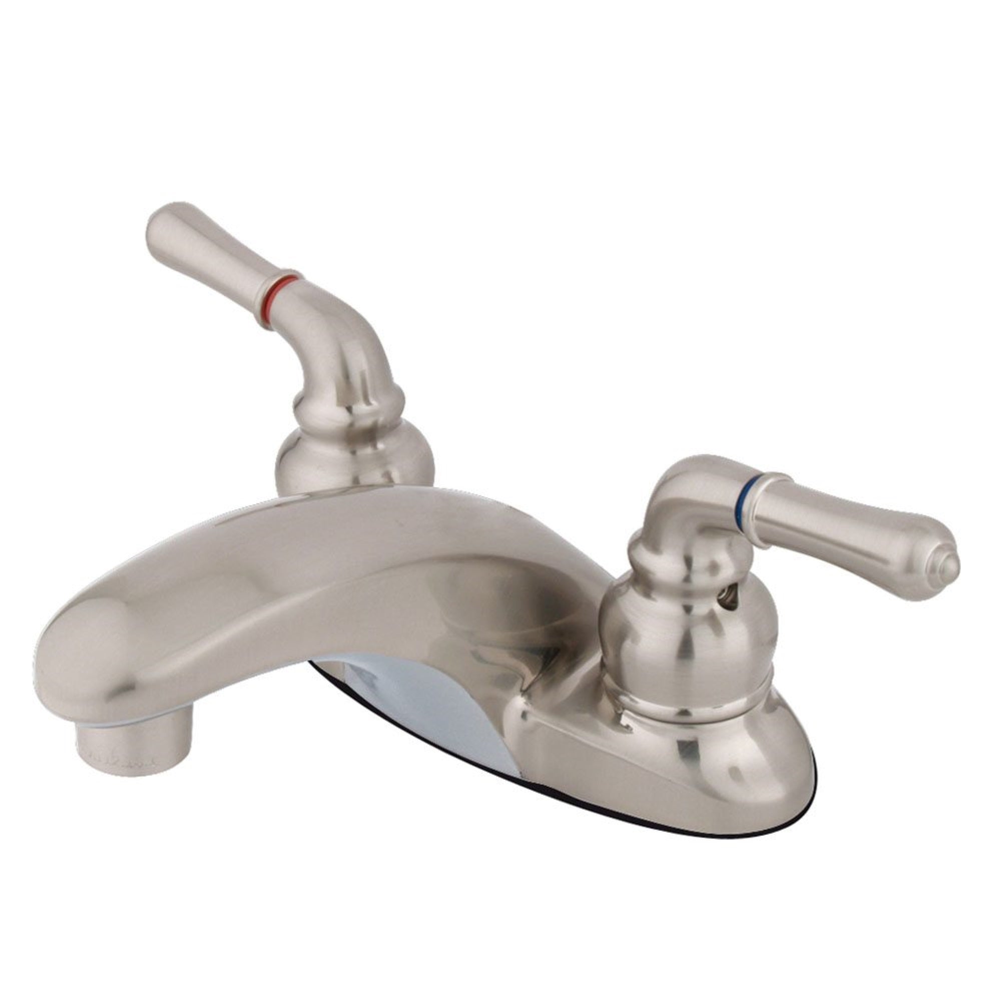 Kingston Brass Gkb628Lp 4 In. Centerset Bathroom Faucet, Brushed Nickel