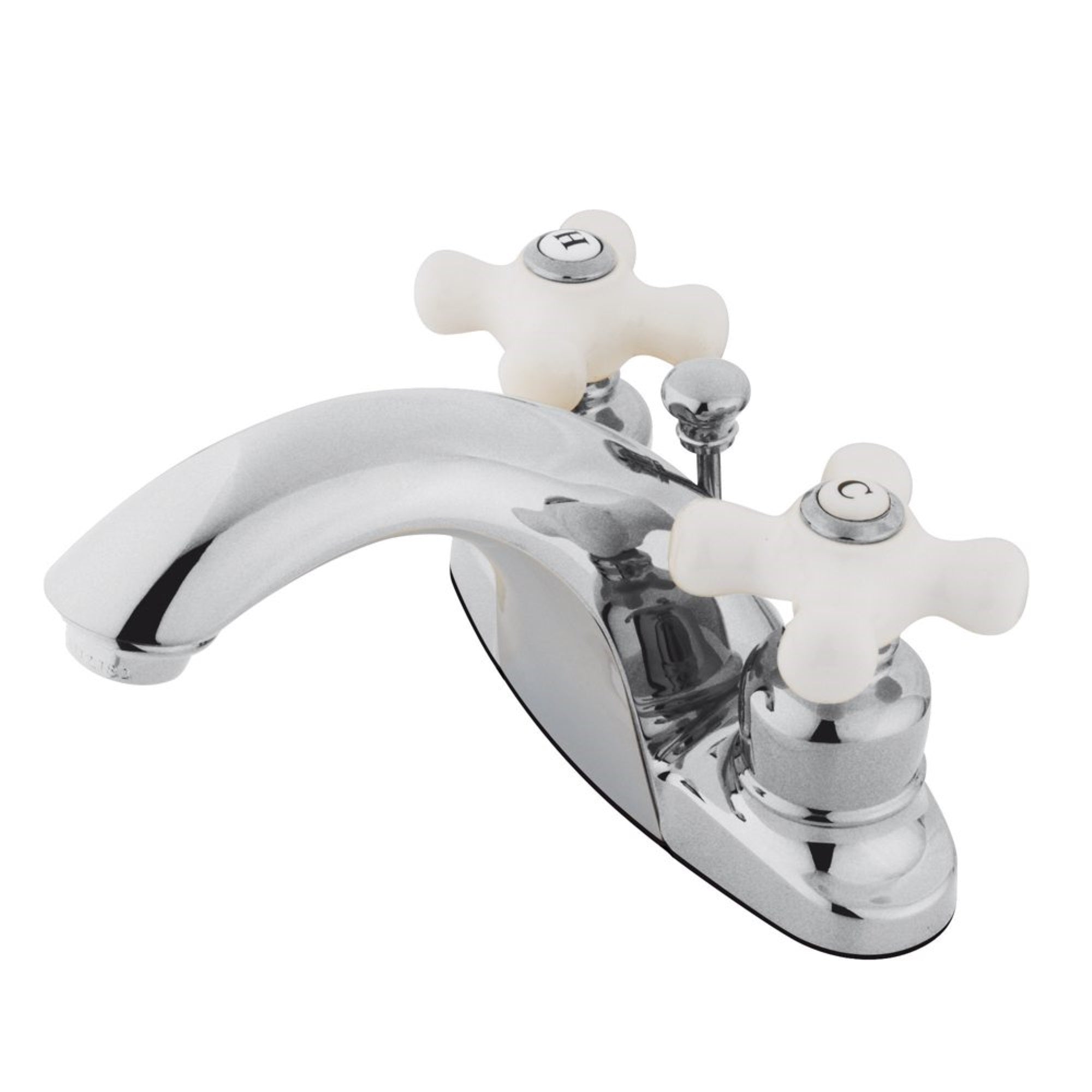 Kingston Brass Gkb7641Px 4 In. Centerset Bathroom Faucet, Polished Chrome