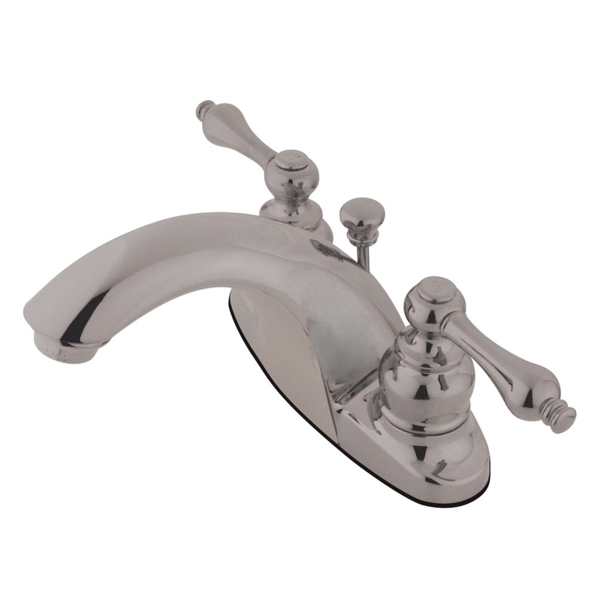 Kingston Brass Gkb7648Al 4 In. Centerset Bathroom Faucet, Brushed Nickel