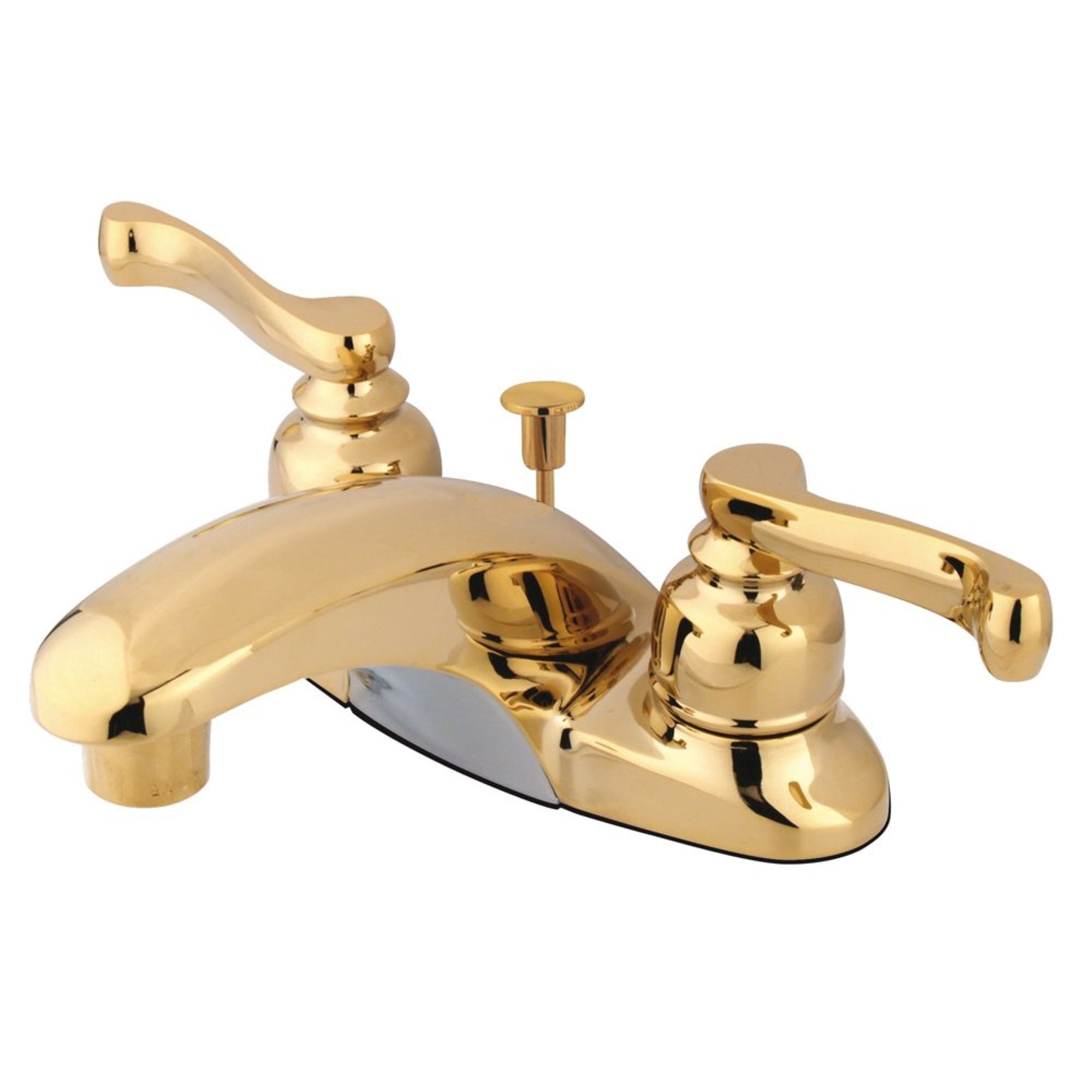 Kingston Brass Gkb8622Fl 4 In. Centerset Bathroom Faucet, Polished Brass