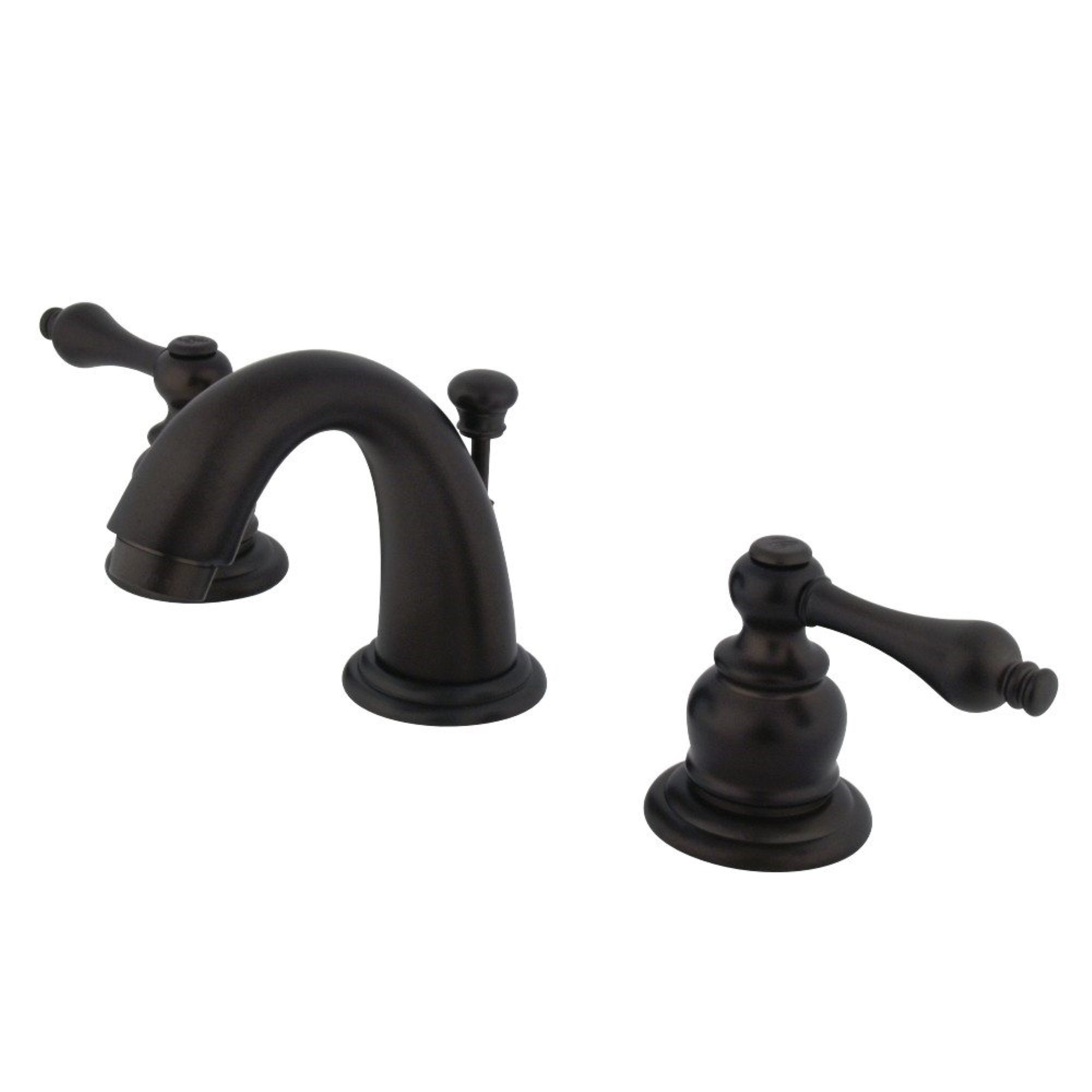 Kingston Brass Gkb915Al English Country Widespread Bathroom Faucet, Oil Rubbed Bronze