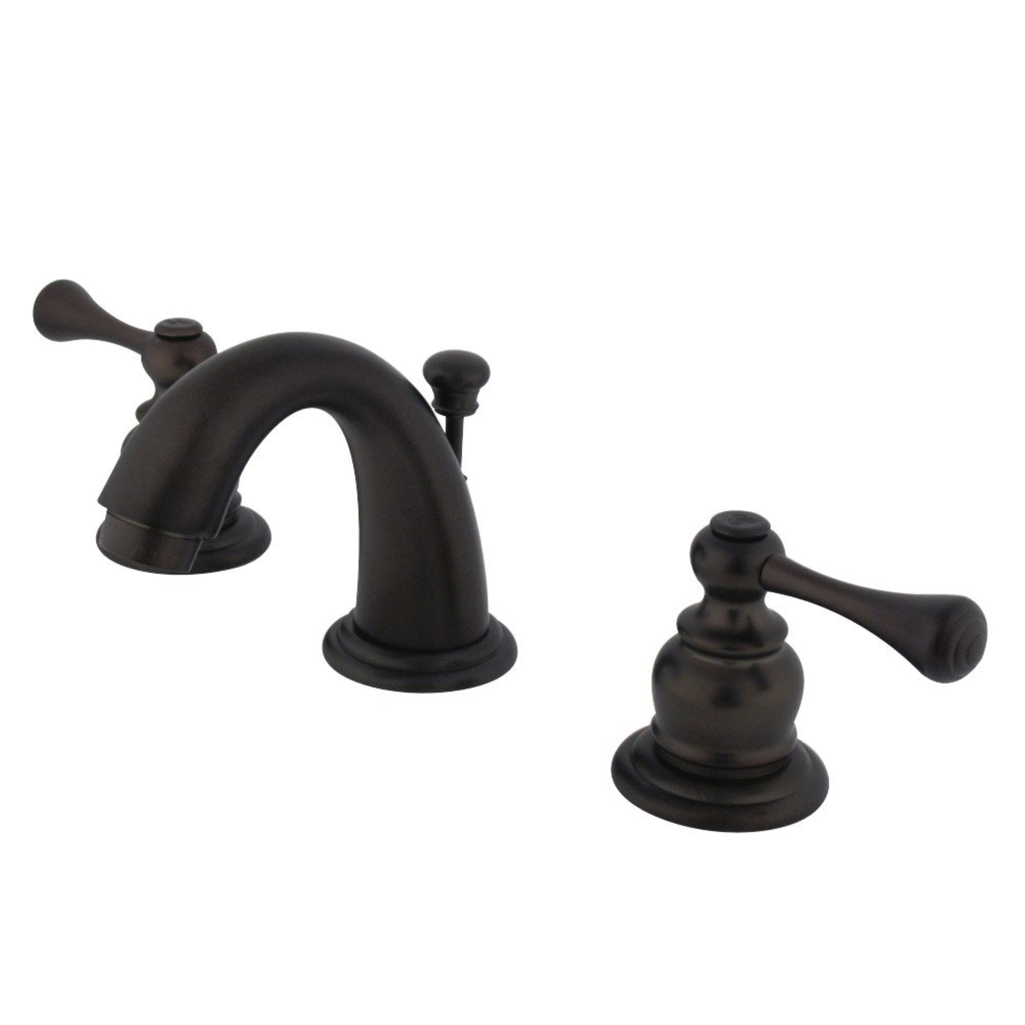 Kingston Brass Gkb915Bl Vintage Widespread Bathroom Faucet, Oil Rubbed Bronze