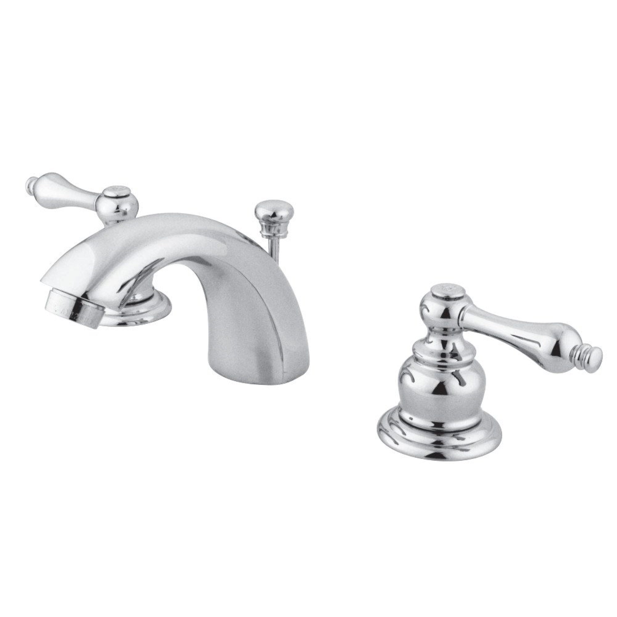 Kingston Brass Gkb941Al Mini-Widespread Bathroom Faucet, Polished Chrome