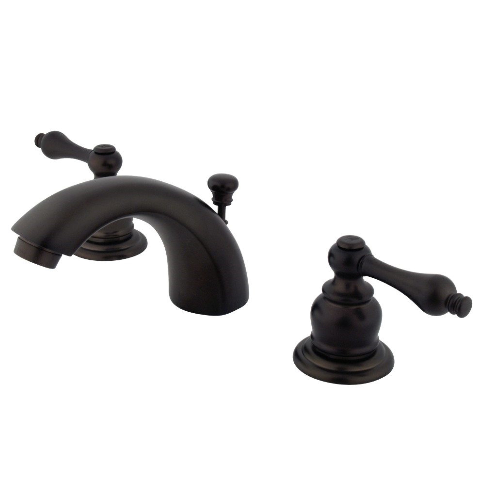 Kingston Brass Gkb945Al Mini-Widespread Bathroom Faucet, Oil Rubbed Bronze