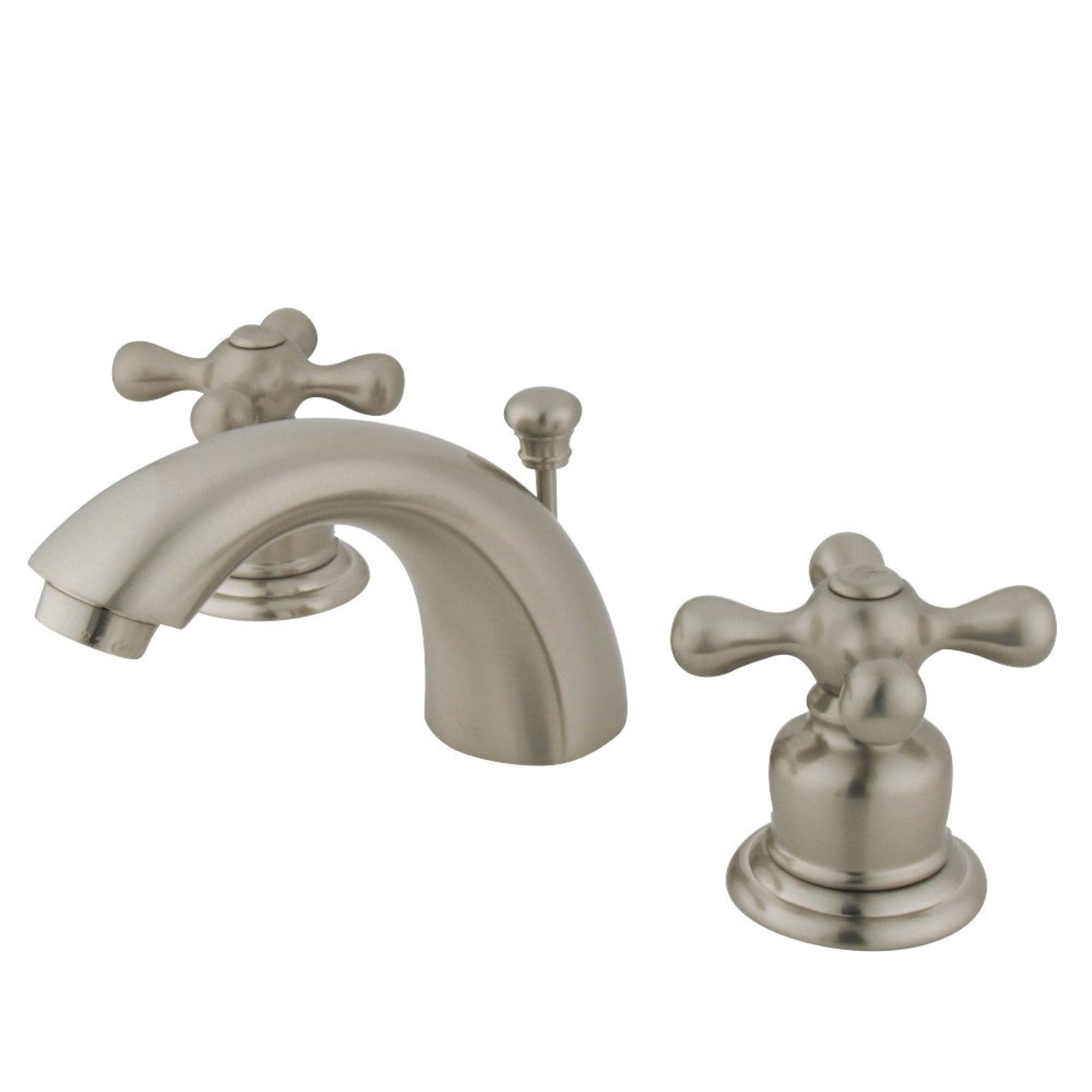 Kingston Brass Gkb948Ax Mini-Widespread Bathroom Faucet, Brushed Nickel