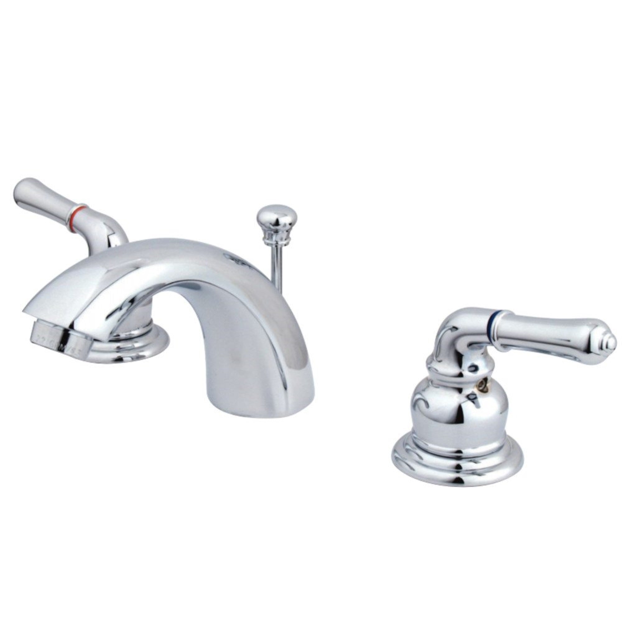 Kingston Brass Gkb951 Mini-Widespread Bathroom Faucet, Polished Chrome