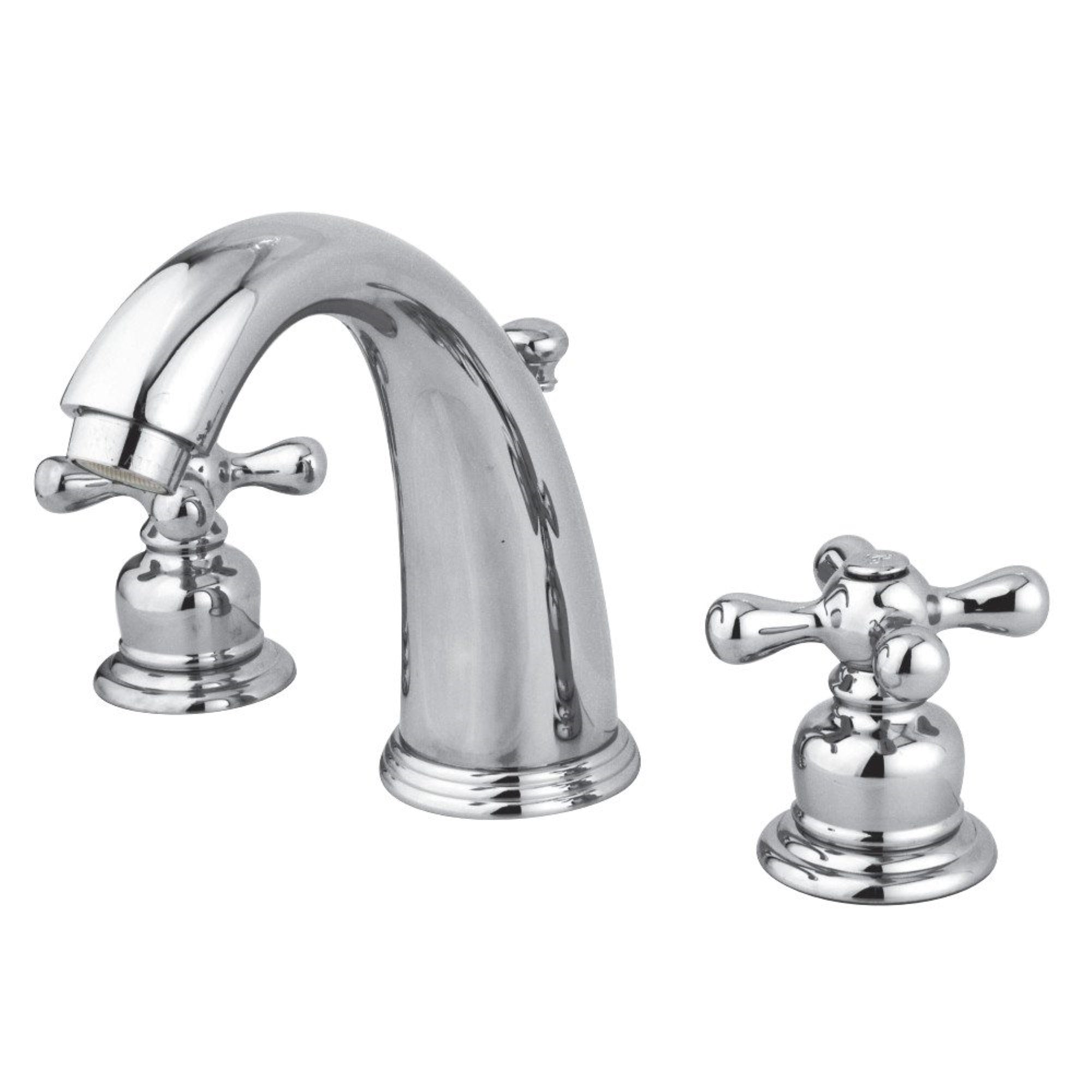 Kingston Brass Gkb981Ax Widespread Bathroom Faucet, Polished Chrome
