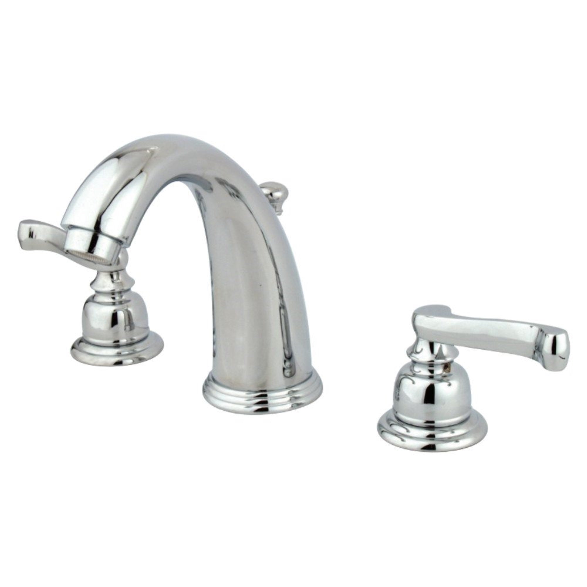 Kingston Brass Gkb981Fl Widespread Bathroom Faucet, Polished Chrome