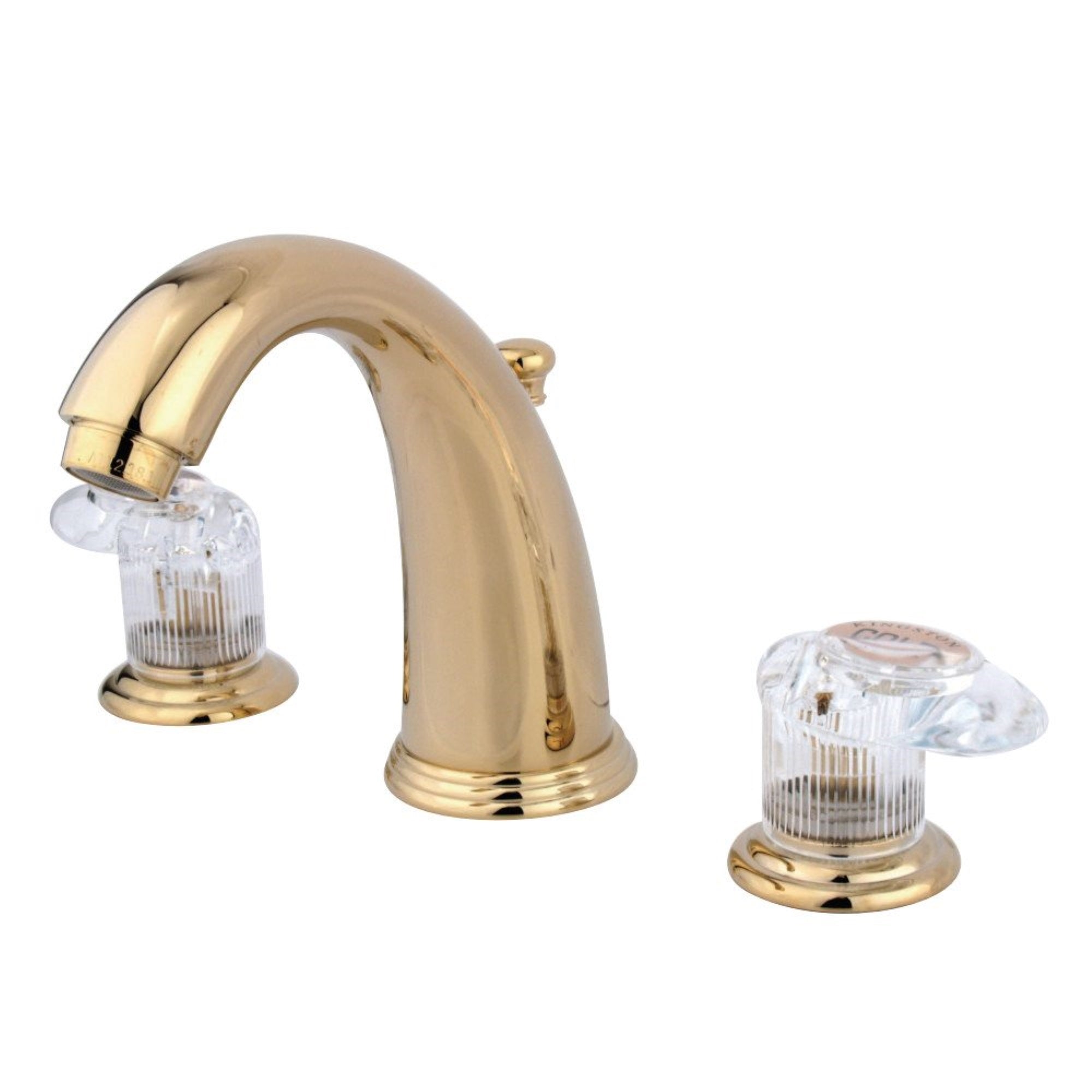 Kingston Brass Gkb982All Widespread Bathroom Faucet, Polished Brass