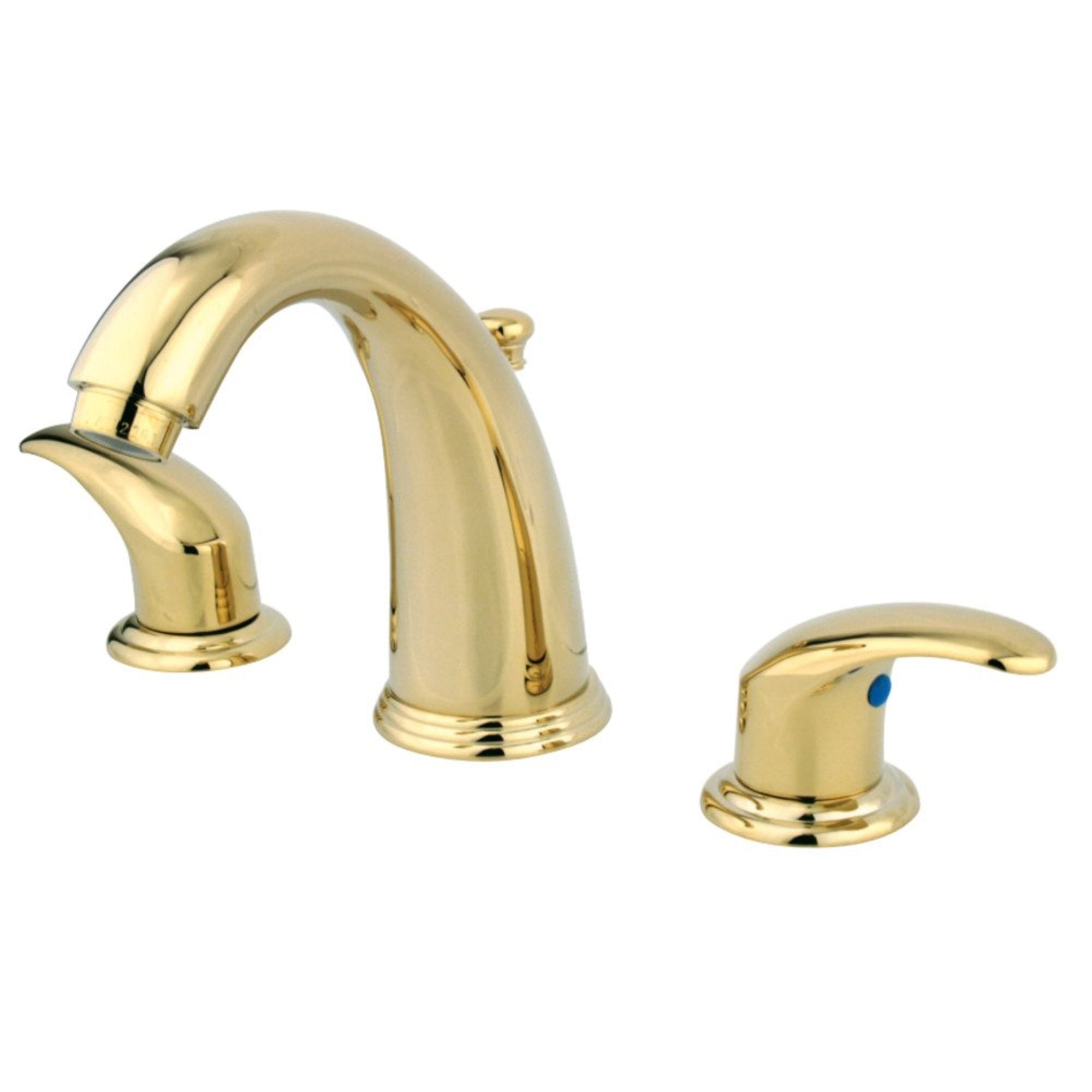 Kingston Brass Gkb982Ll Widespread Bathroom Faucet, Polished Brass