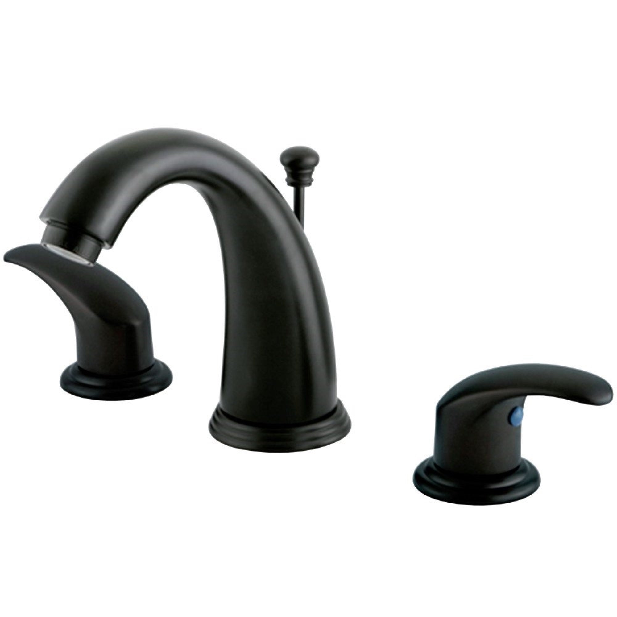 Kingston Brass Gkb985Ll Widespread Bathroom Faucet, Oil Rubbed Bronze