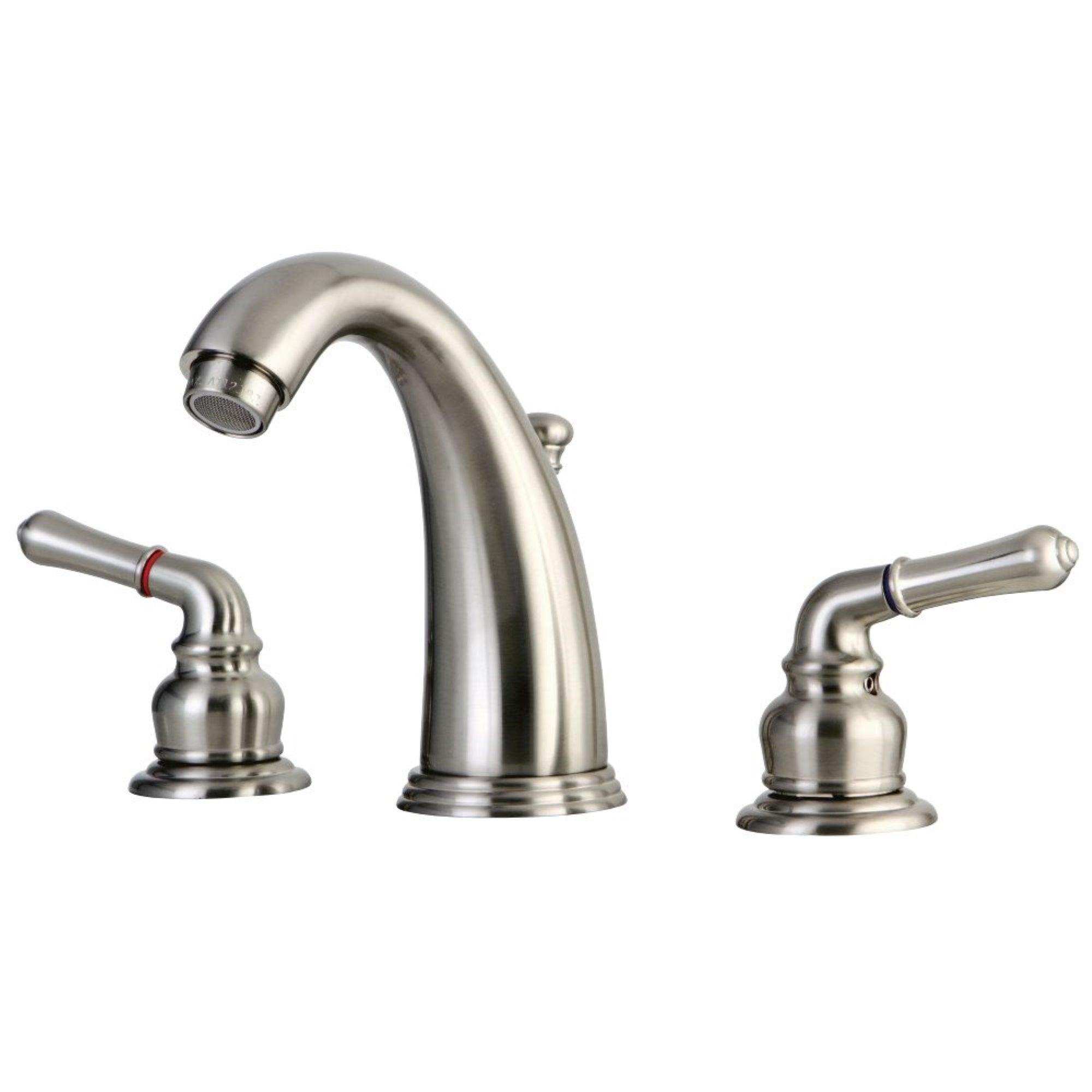 Kingston Brass Gkb988 Widespread Bathroom Faucet, Brushed Nickel