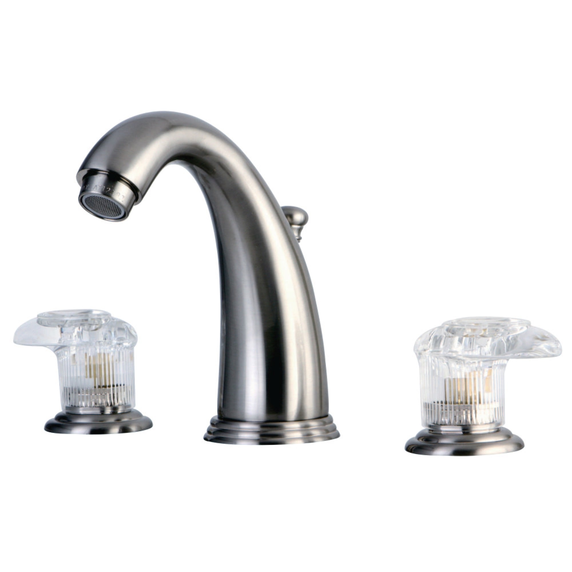 Kingston Brass Gkb988All Widespread Bathroom Faucet, Brushed Nickel