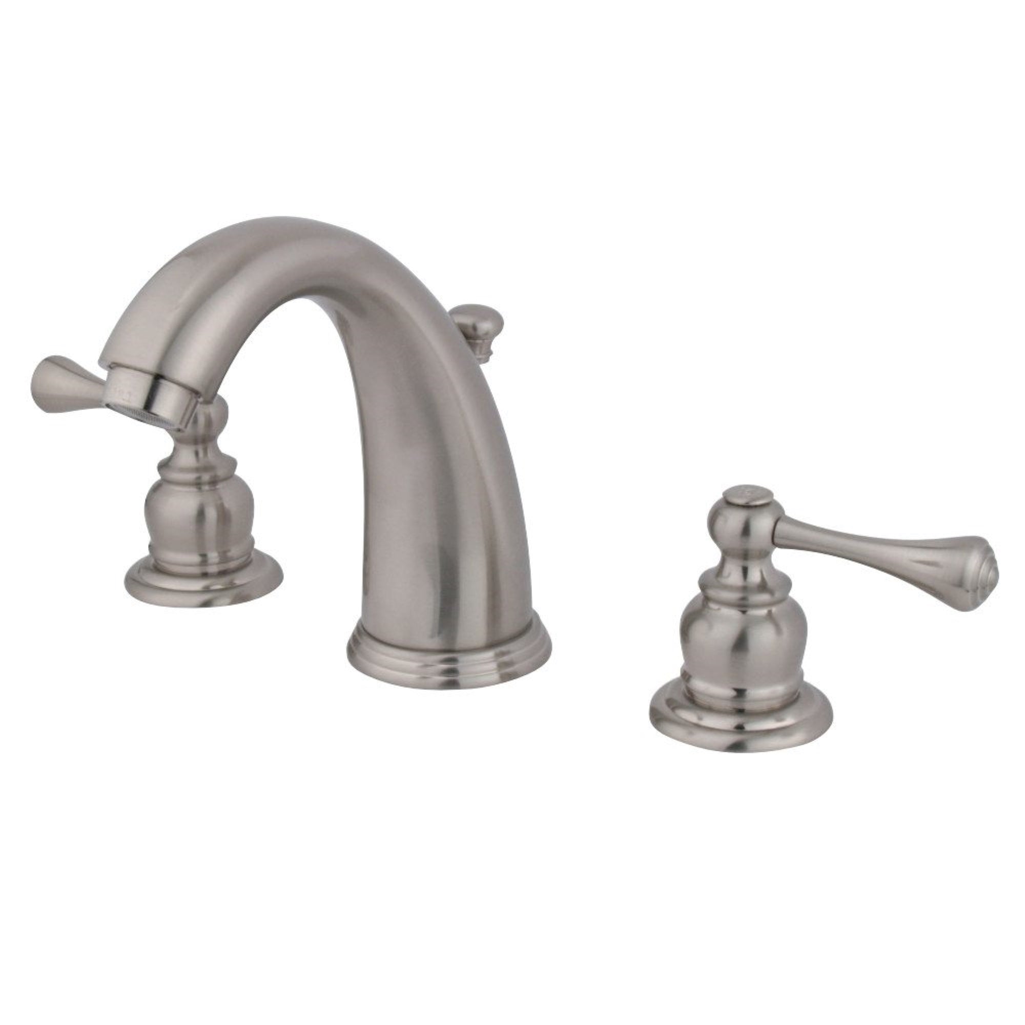 Kingston Brass Gkb988Bl Widespread Bathroom Faucet, Brushed Nickel