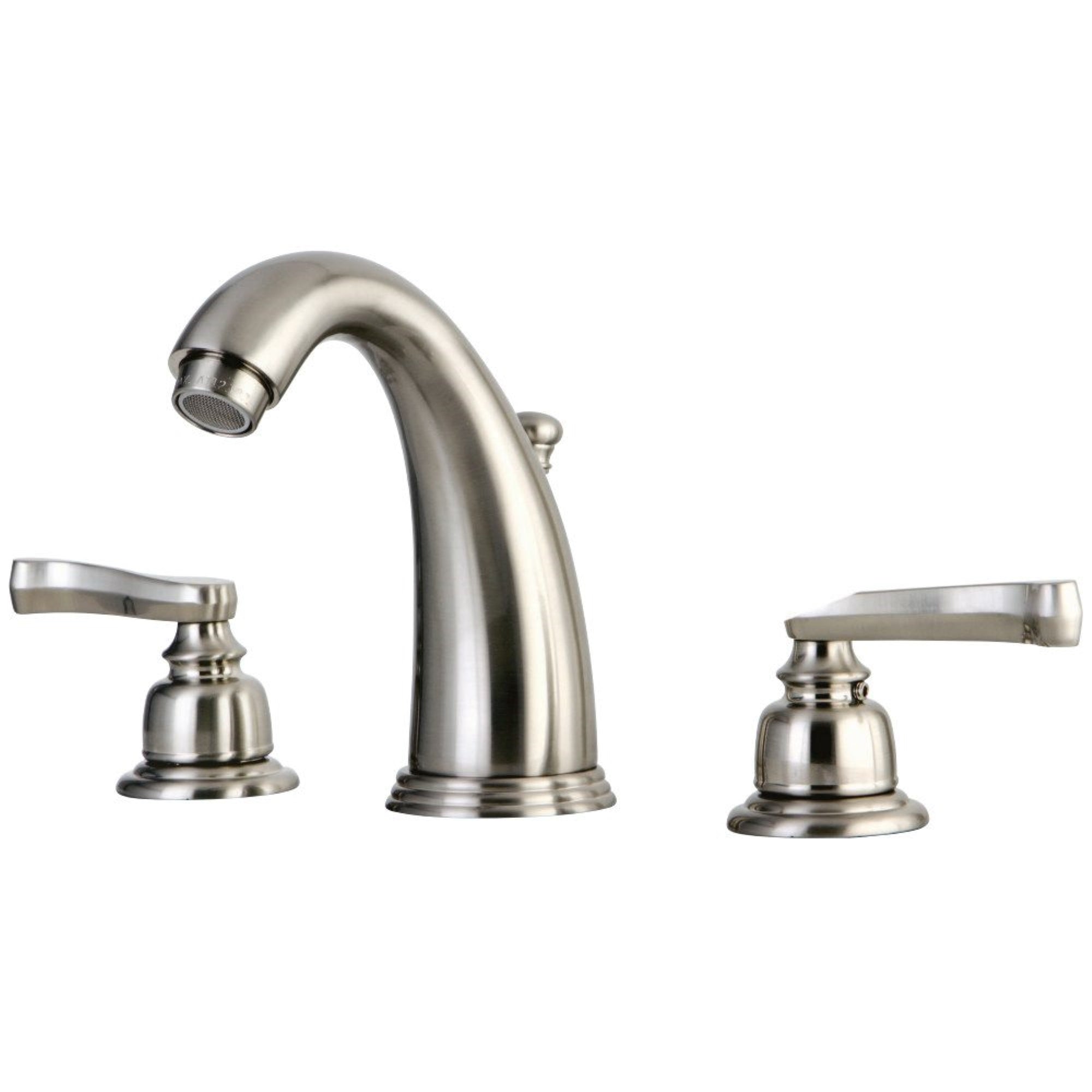 Kingston Brass Gkb988Fl Widespread Bathroom Faucet, Brushed Nickel