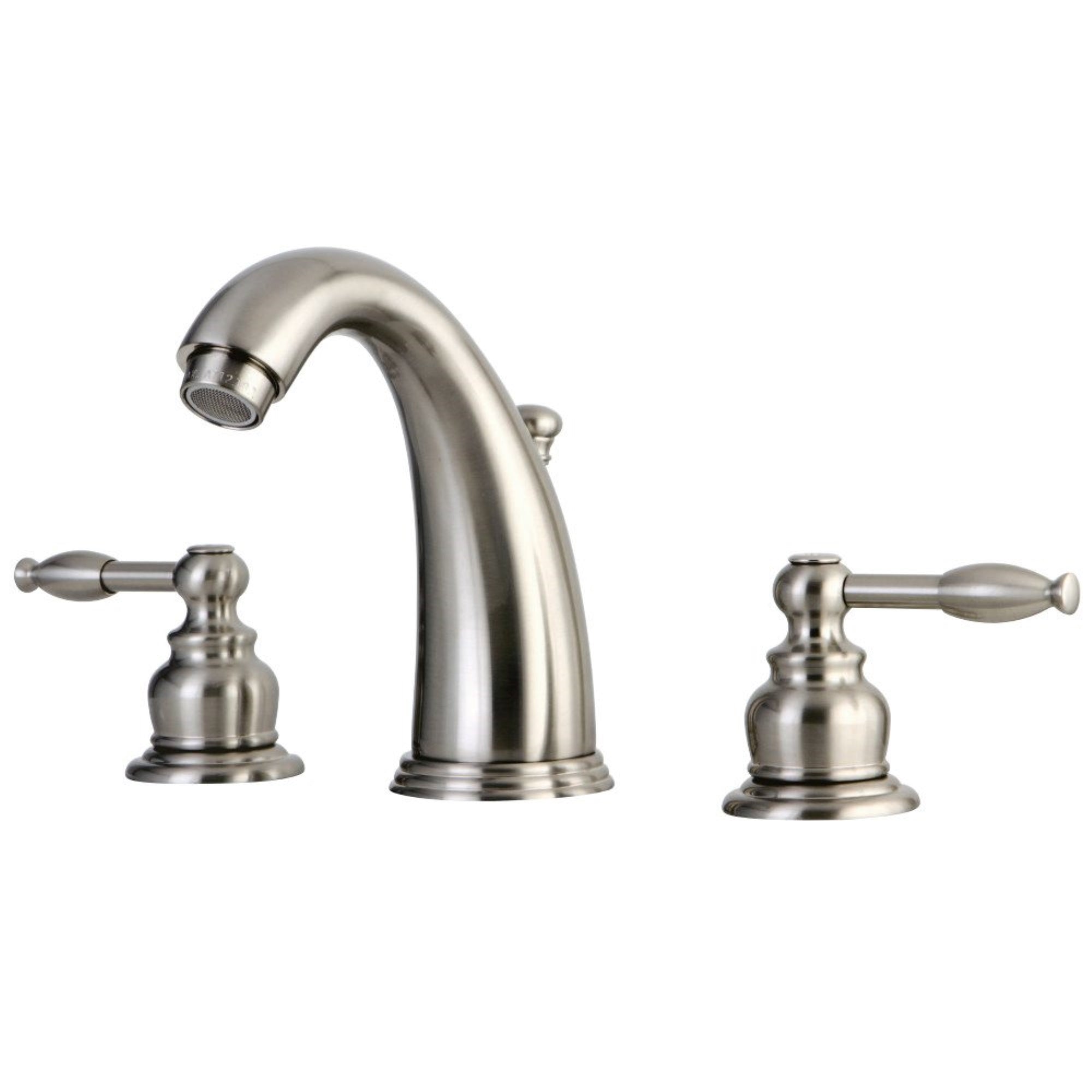 Kingston Brass Gkb988Kl Widespread Bathroom Faucet, Brushed Nickel