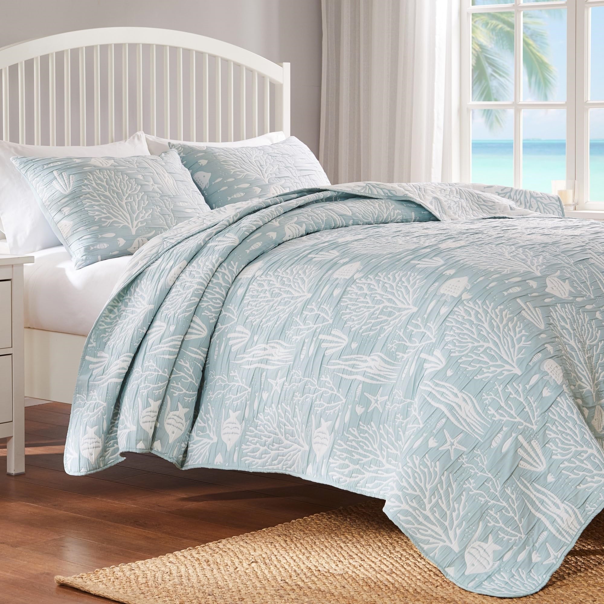 Marina Seafoam Coverlet Set 2-Piece Twin/XL