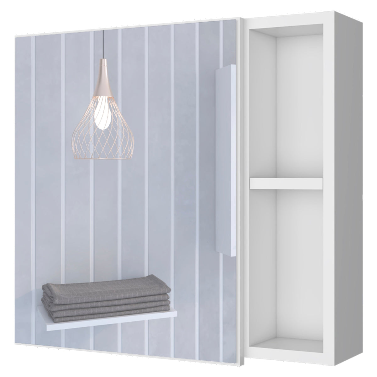 Oman Medicine Cabinet  -Bathroom -White
