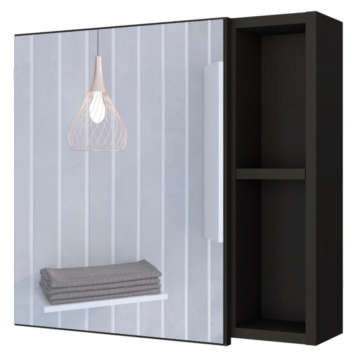 Oman Medicine Cabinet  -Bathroom -Black