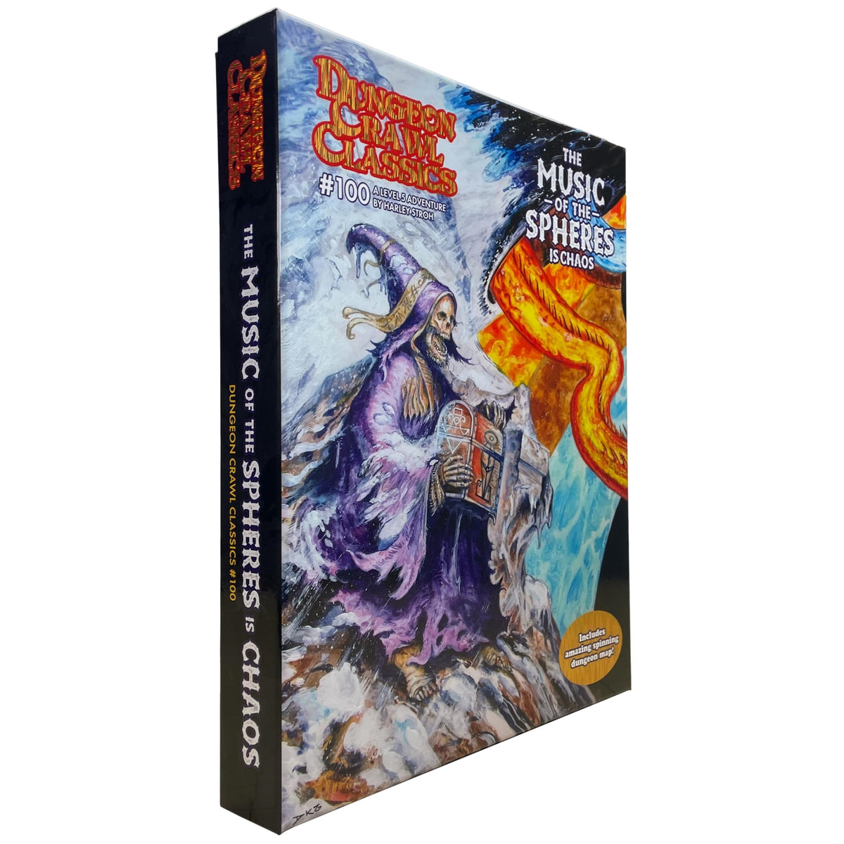 Goodman Games Dungeon Crawl Classics #100: The Music Of The Spheres Is Chaos - Boxed Set,Black