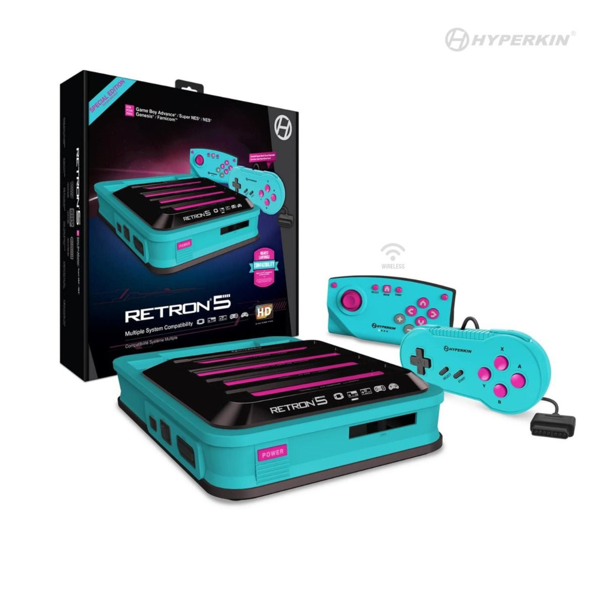 Hyperkin M01688-Hb Hyper Beach Gaming Console, Retron 5