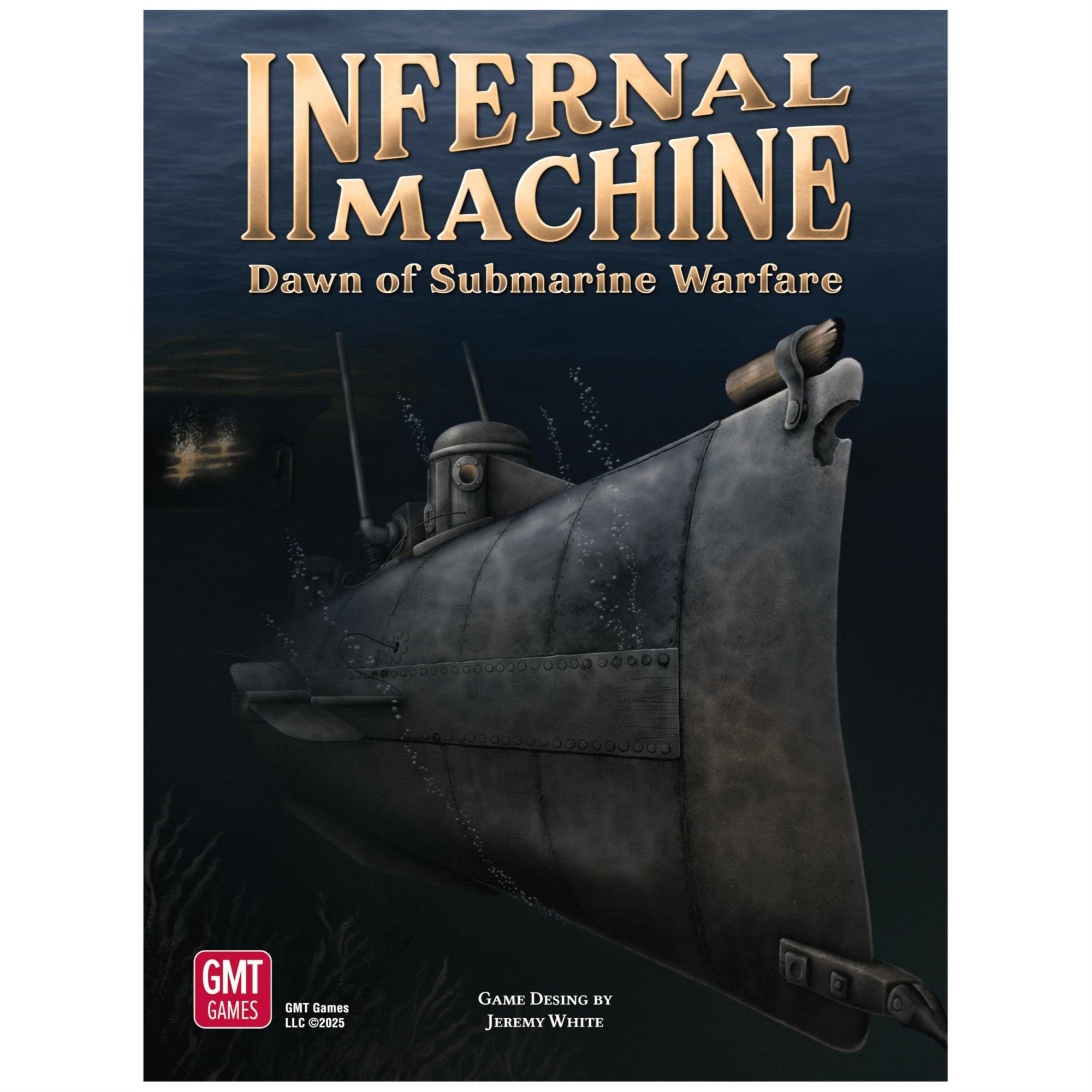 GMT Games Infernal Machine Dawn of Submarine Warfare Board Game, Solitaire Civil War Strategy Game, for Adults Ages 18+
