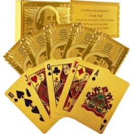 24 Karat Gold Foil Playing Cards