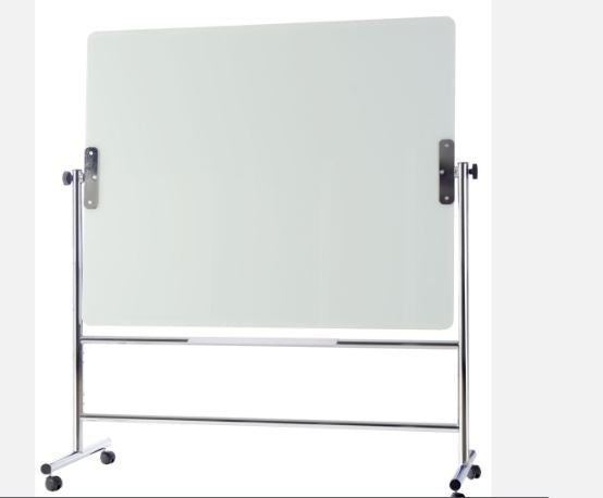 Magnetic Glass Revolving Dry-Erase Easel