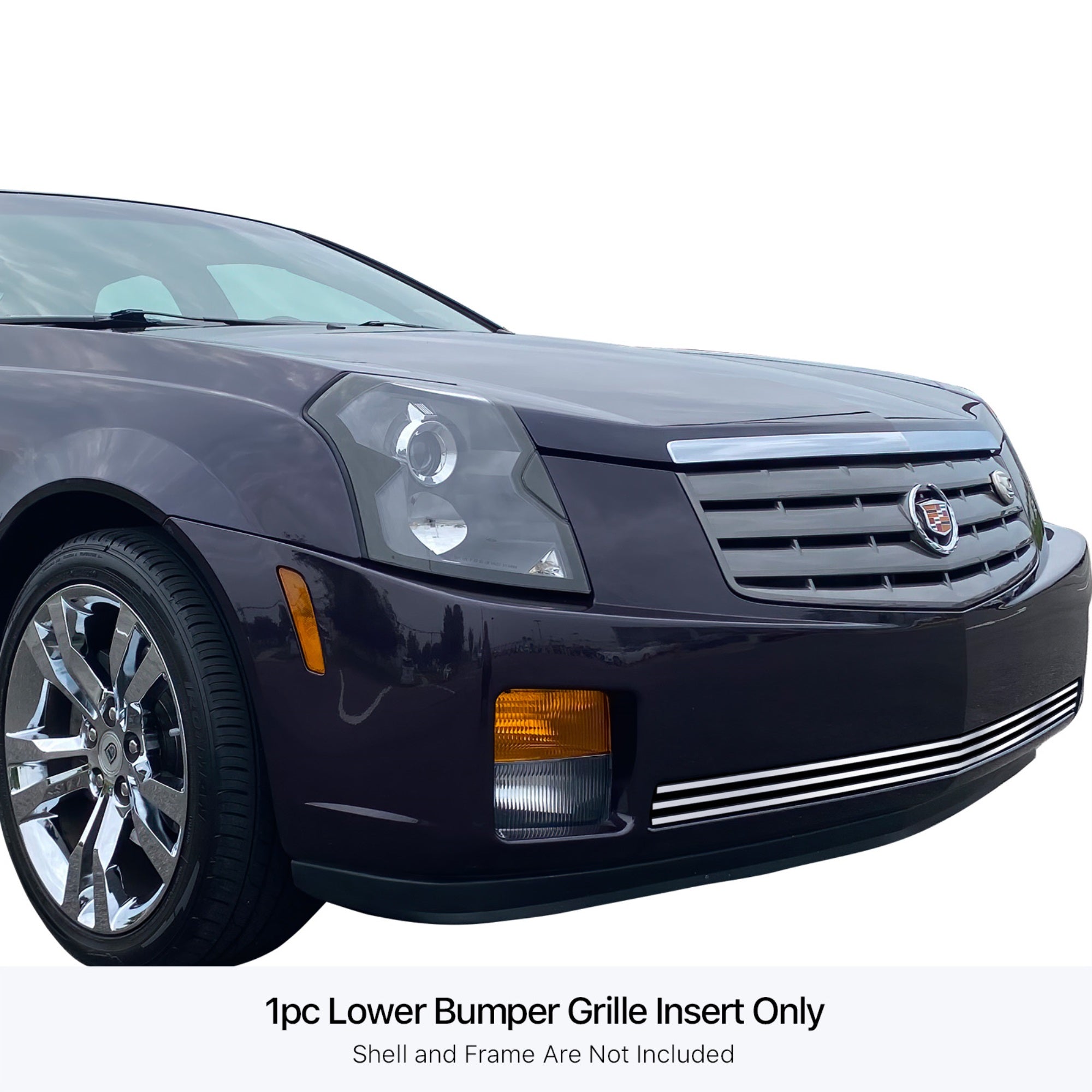 Stainless Steel Lower Bumper Stainless Steel Billet Grille 2003-2007 Cadillac Cts Not For Cts V Model