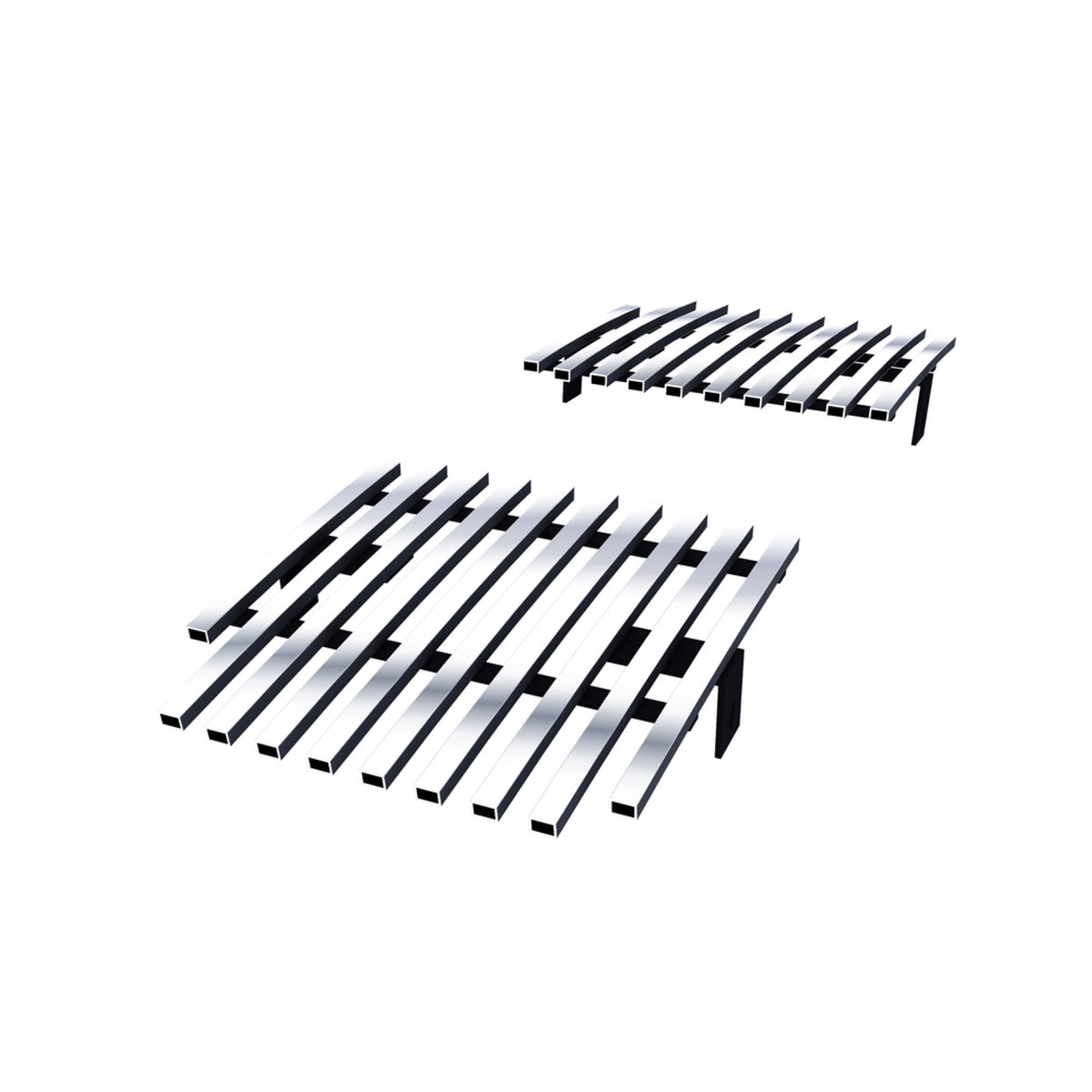2003-2007 Cadillac Cts 8X6 Horizontal Billet Stainless Steel Billet Grille