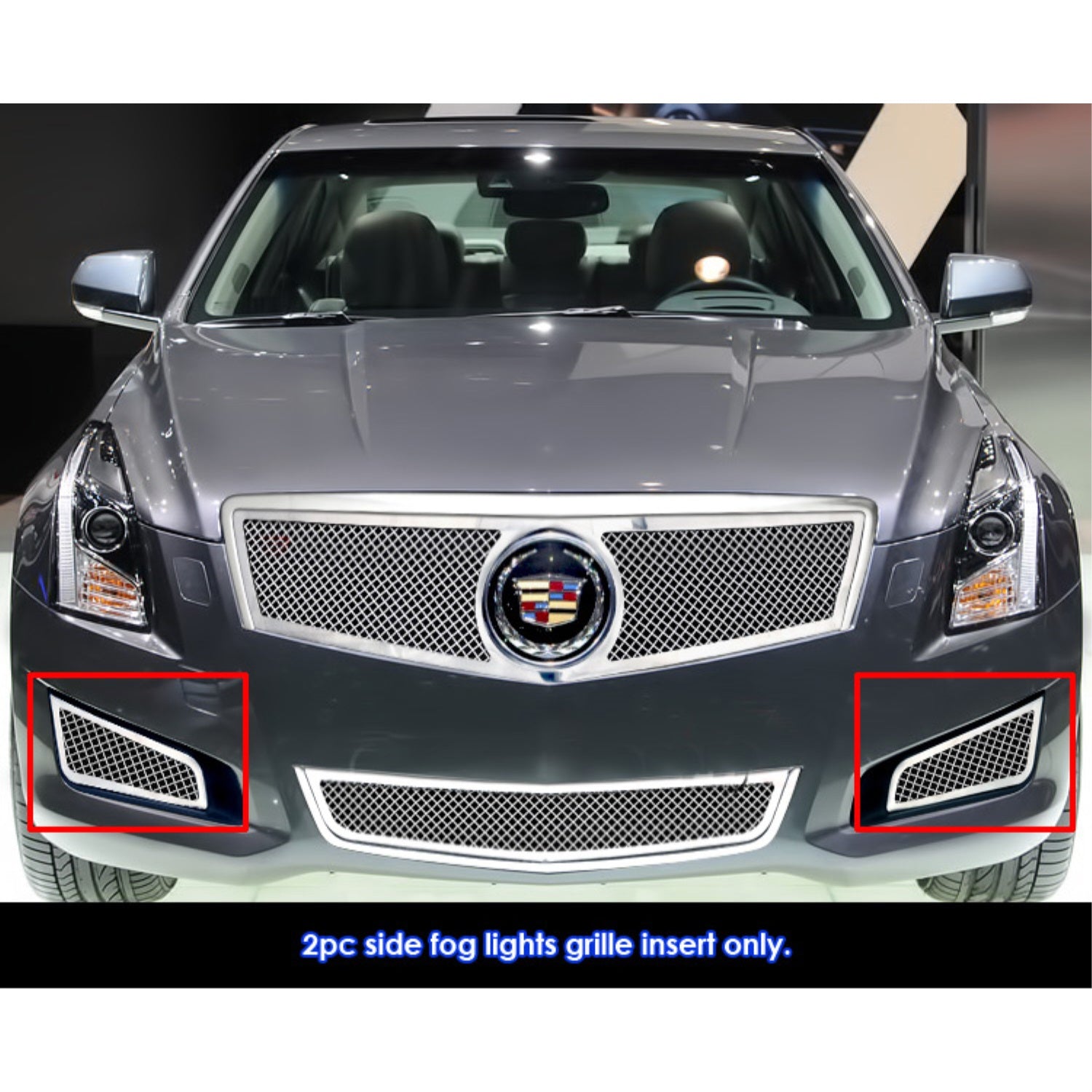 2013-2014 Cadillac Ats Stainless Steel Polished Finish 1.8 Mm Wire Mesh Mesh Grille