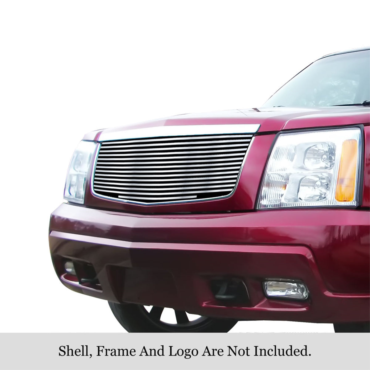 2002-2006 Cadillac Escalade /2002-2006 Cadillac Escalade Ext /2002-2006 Cadillac Escalade Esv Stainless Steel Silver Hairline Finish Finish 8X6 Horizontal Billet Stainless Steel Billet Grille