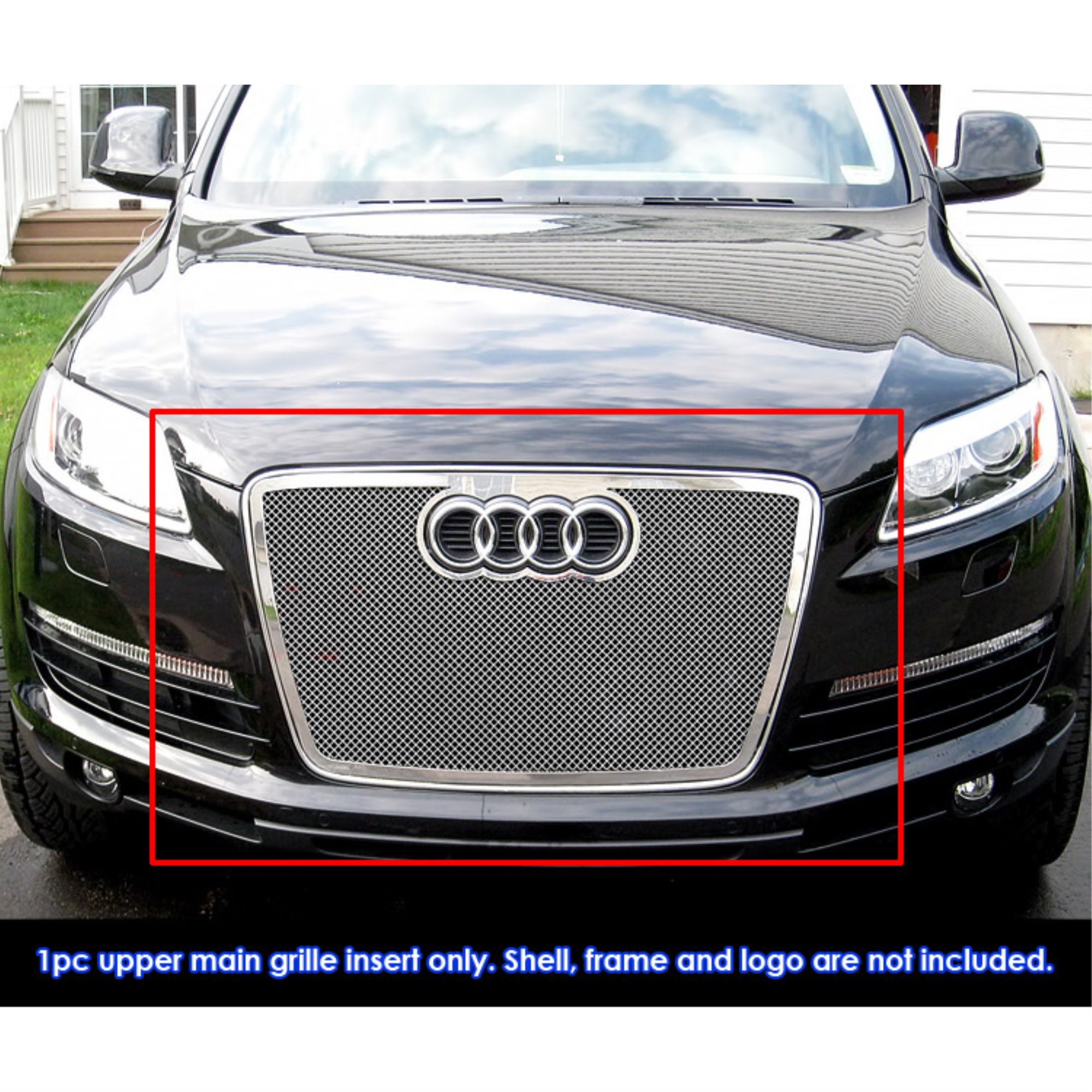2007-2015 Audi Q7 Not For Prestige And S Line And Tdi Stainless Steel Polished Finish 1.8 Mm Wire Mesh Mesh Grille