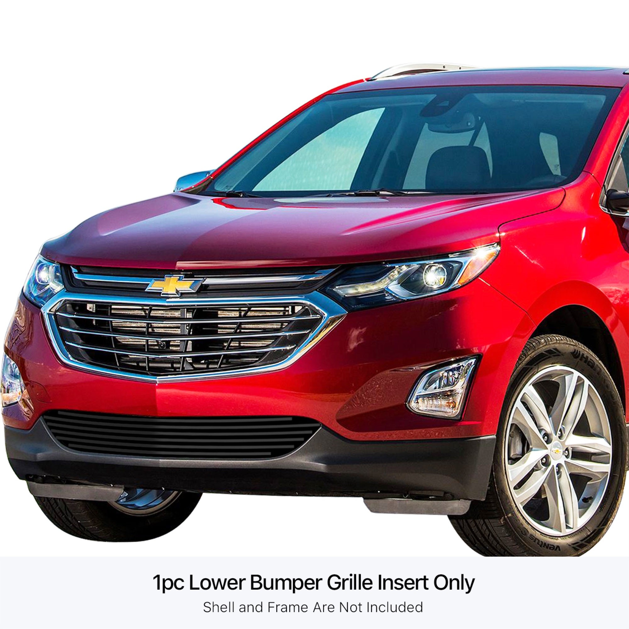 Stainless Steel Lower Bumper Black Stainless Steel Billet Grille 2018-2021 Chevy Equinox