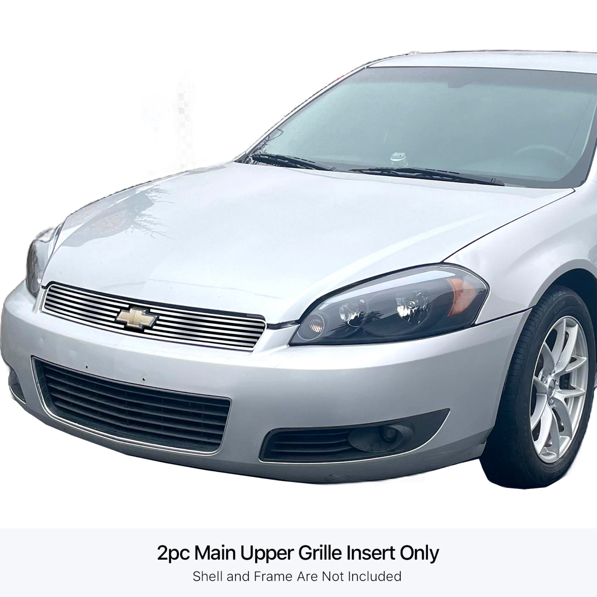Stainless Steel MAIN UPPER Stainless Steel Billet Grille 2006-2007 Chevy Monte Carlo /2006-2013 Chevy Impala