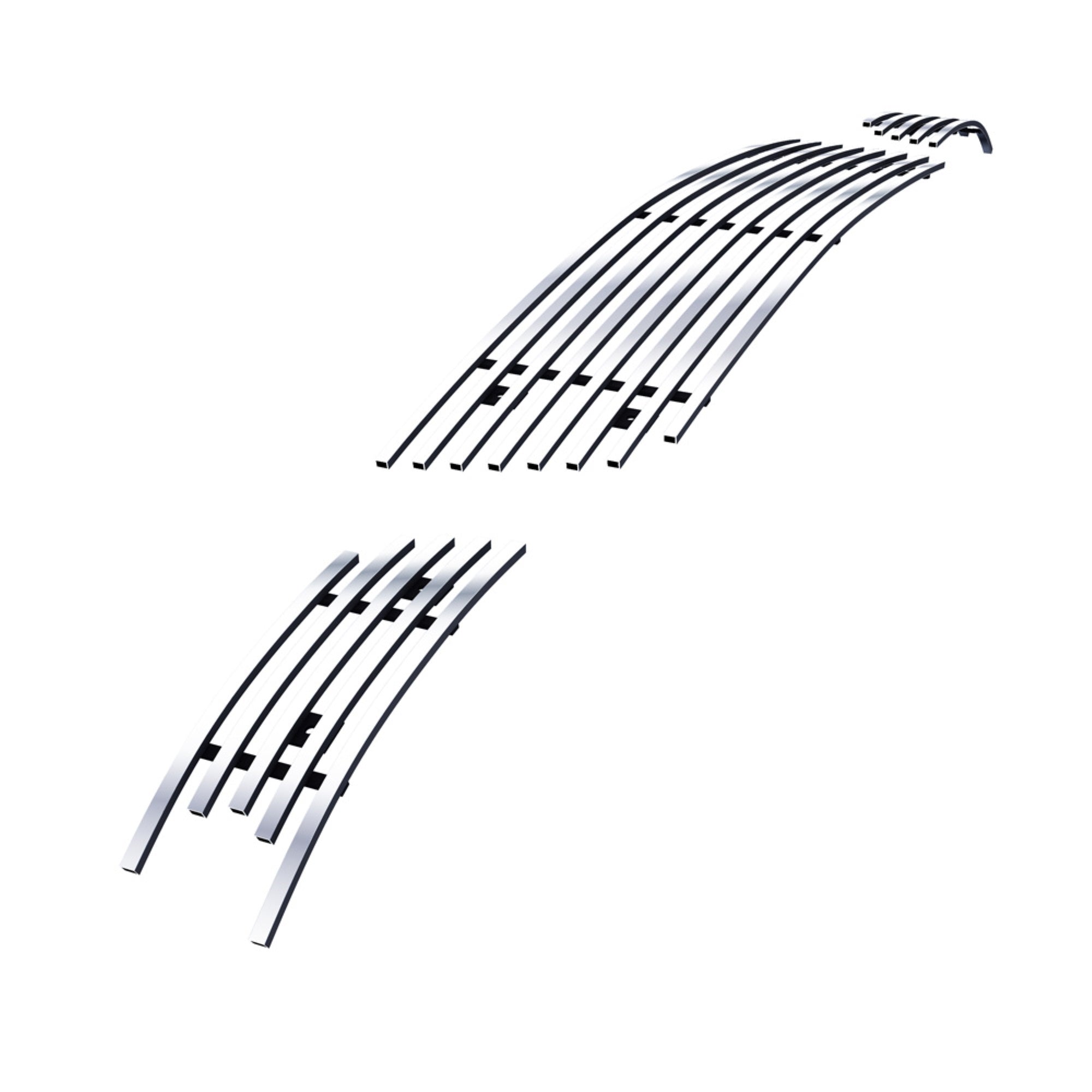 2006-2013 Chevy Impala With Fog Light /2014-2016 Chevy Impala Limited Model Only With Fog Light 8X6 Horizontal Billet Stainless Steel Billet Grille