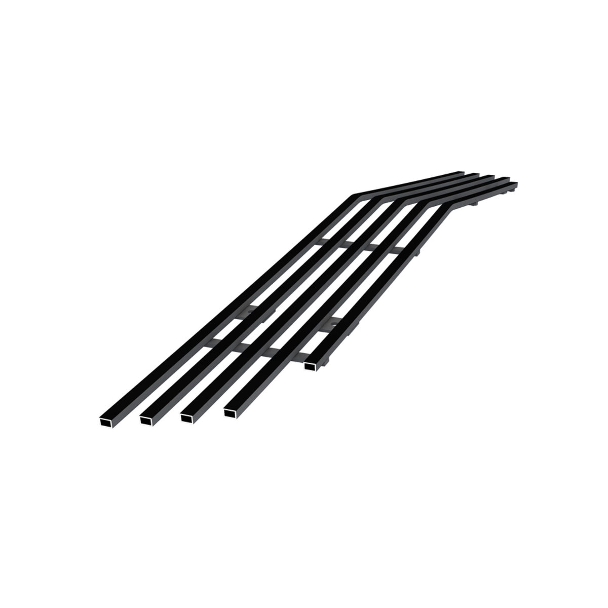 2013-2013 Chevy Malibu 8X6 Horizontal Billet Black Stainless Steel Billet Grille