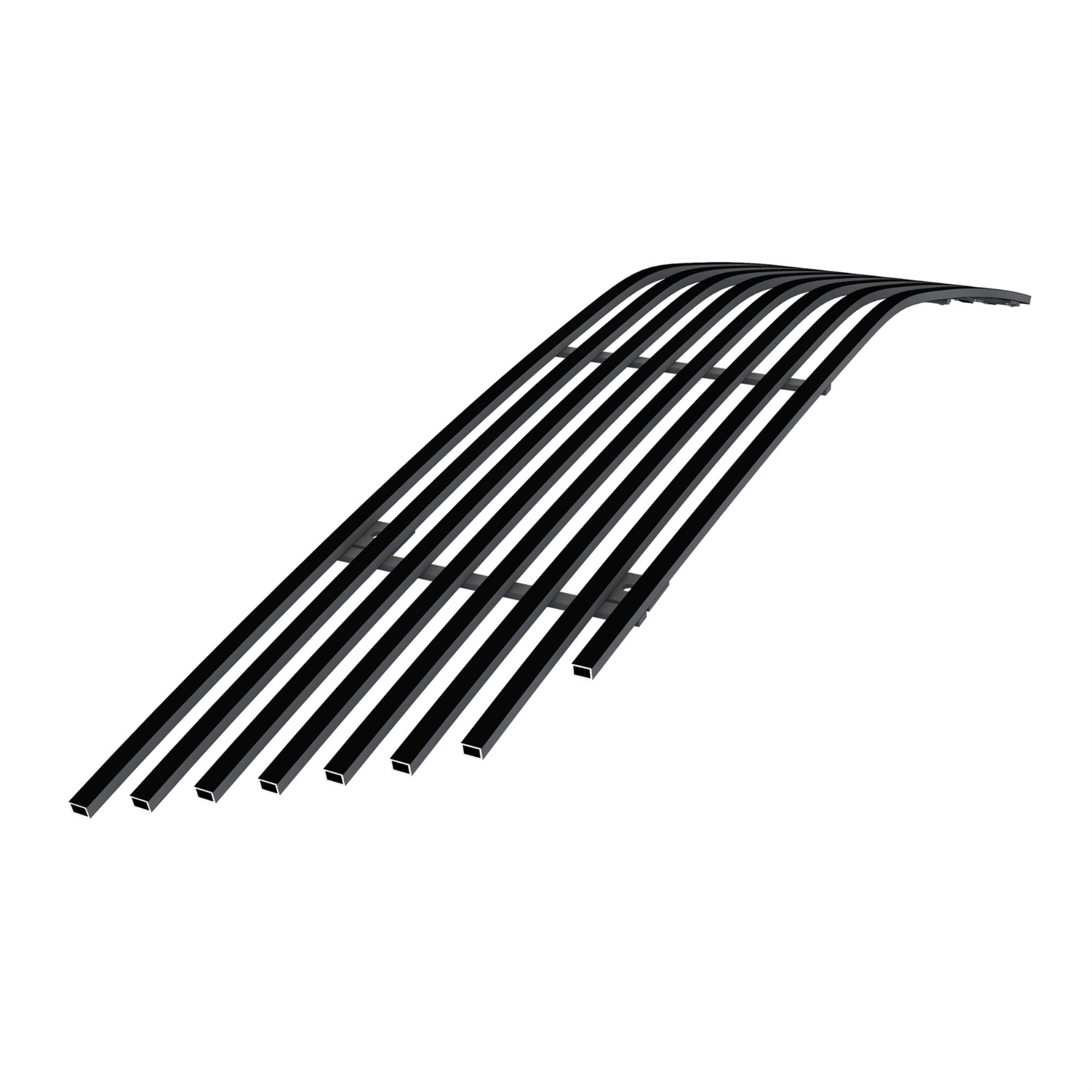 2013-2017 Chevy Traverse 8X6 Horizontal Billet Black Stainless Steel Billet Grille