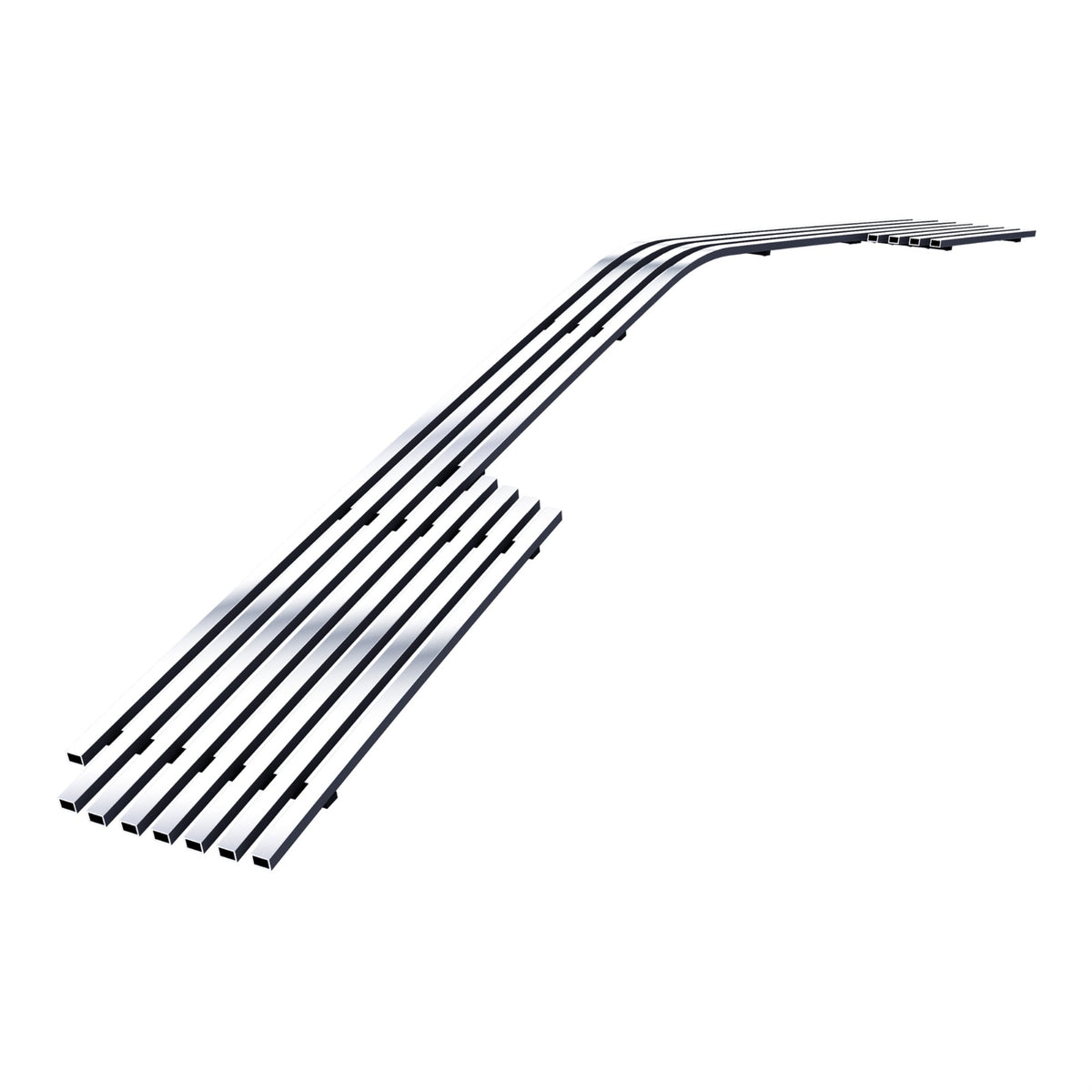 2014-2015 Chevy Silverado 1500 8X6 Horizontal Billet Stainless Steel Billet Grille