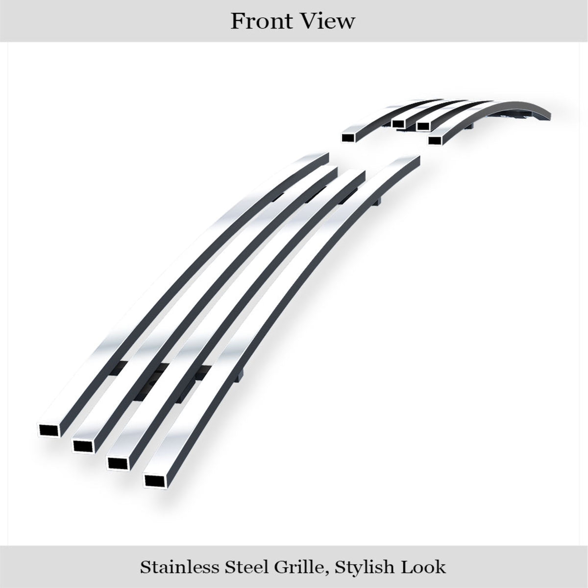 2019-2023 Chevy Camaro Zl1 8X6 Horizontal Billet Stainless Steel Billet Grille