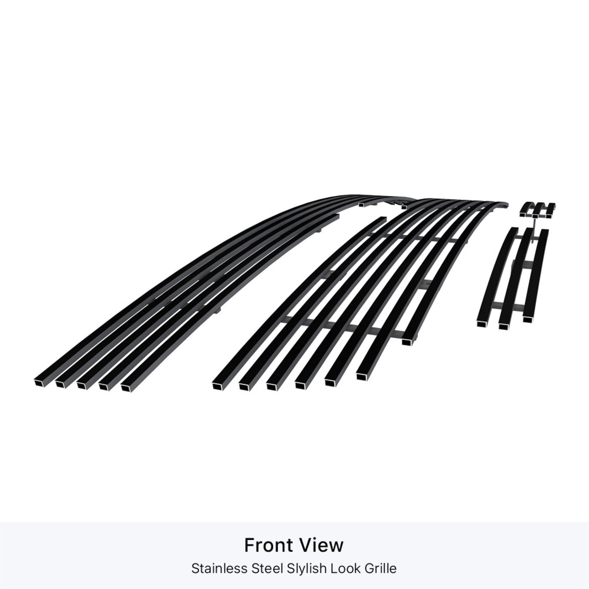 2006-2006 Chevy Silverado 1500 /2006-2006 Chevy Silverado 1500 Hd /2005-2006 Chevy Silverado 2500 Hd /2005-2006 Chevy Silverado 3500 /2007-2007 Chevy Silverado Only For Classic Models 8X6 Horizontal Billet Black Stainless Steel Billet Grille