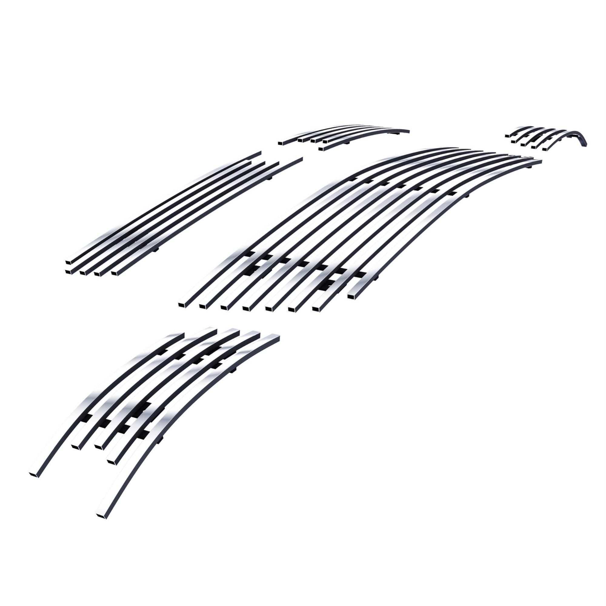 2006-2013 Chevy Impala With Fog Light /2014-2016 Chevy Impala Limited Model Only With Fog Light 8X6 HORIZONTAL BILLET Stainless Steel Billet Grille