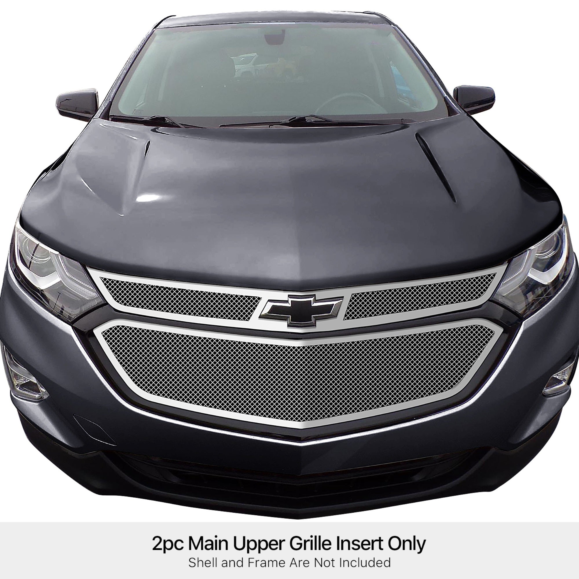 Stainless Steel Main Upper Mesh Grille 2018-2021 Chevy Equinox Only Fits Honeycomb Style OE Grille