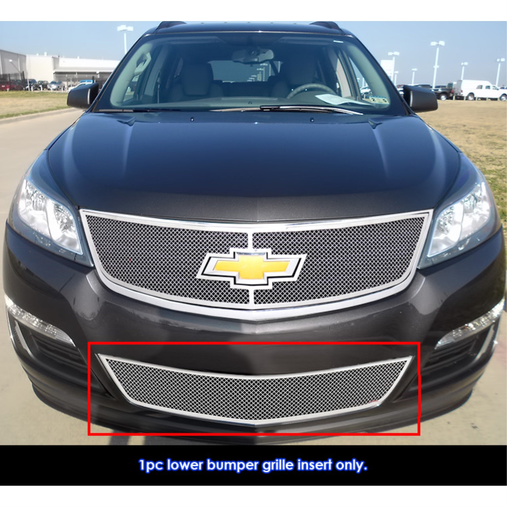 2013-2017 Chevy Traverse Stainless Steel Polished Finish 1.8 Mm Wire Mesh Mesh Grille