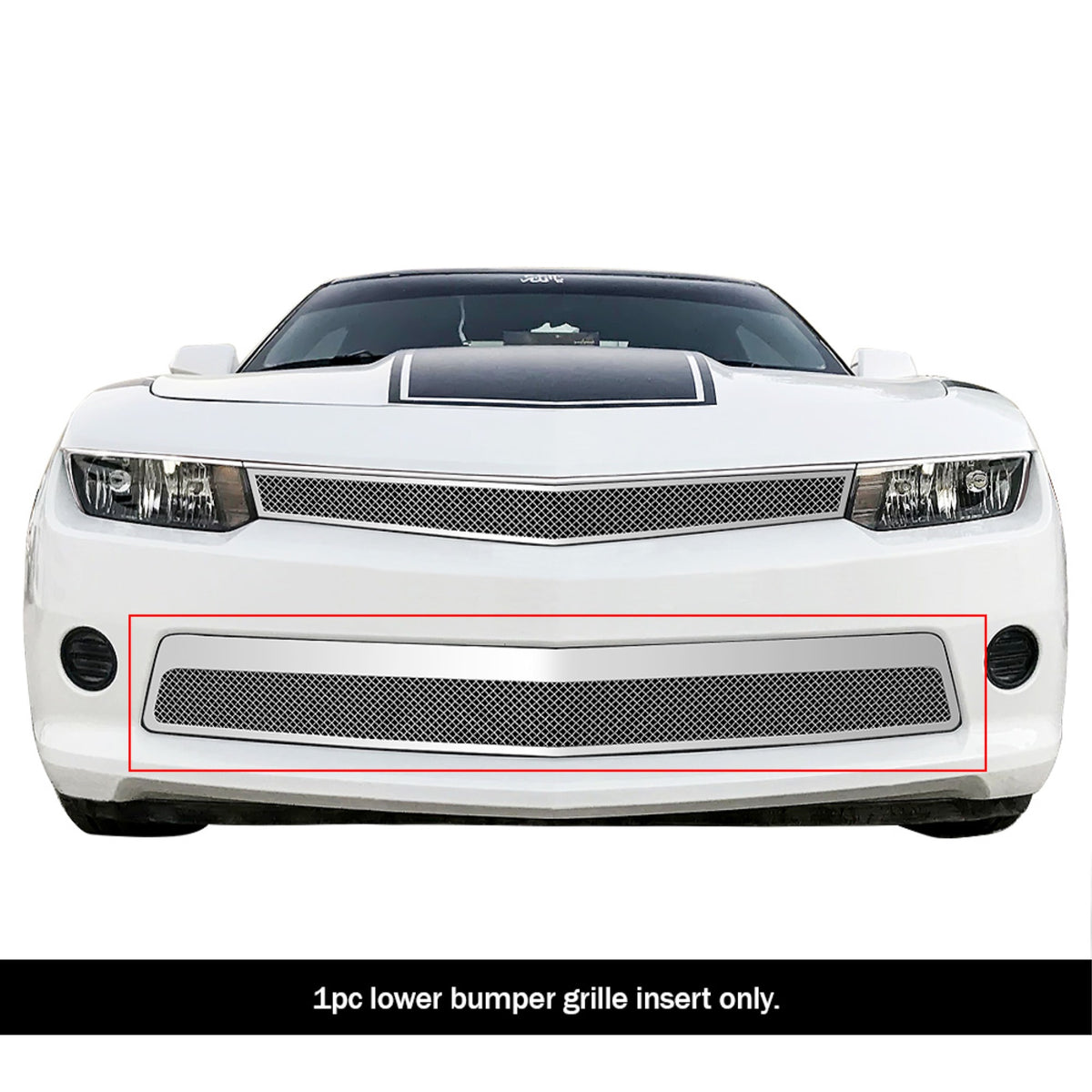 2014-2015 Chevy Camaro Lt With Rs Package/2014-2015 Chevy Camaro Ls With Rs Package Stainless Steel Polished Finish 1.8 Mm Wire Mesh Mesh Grille