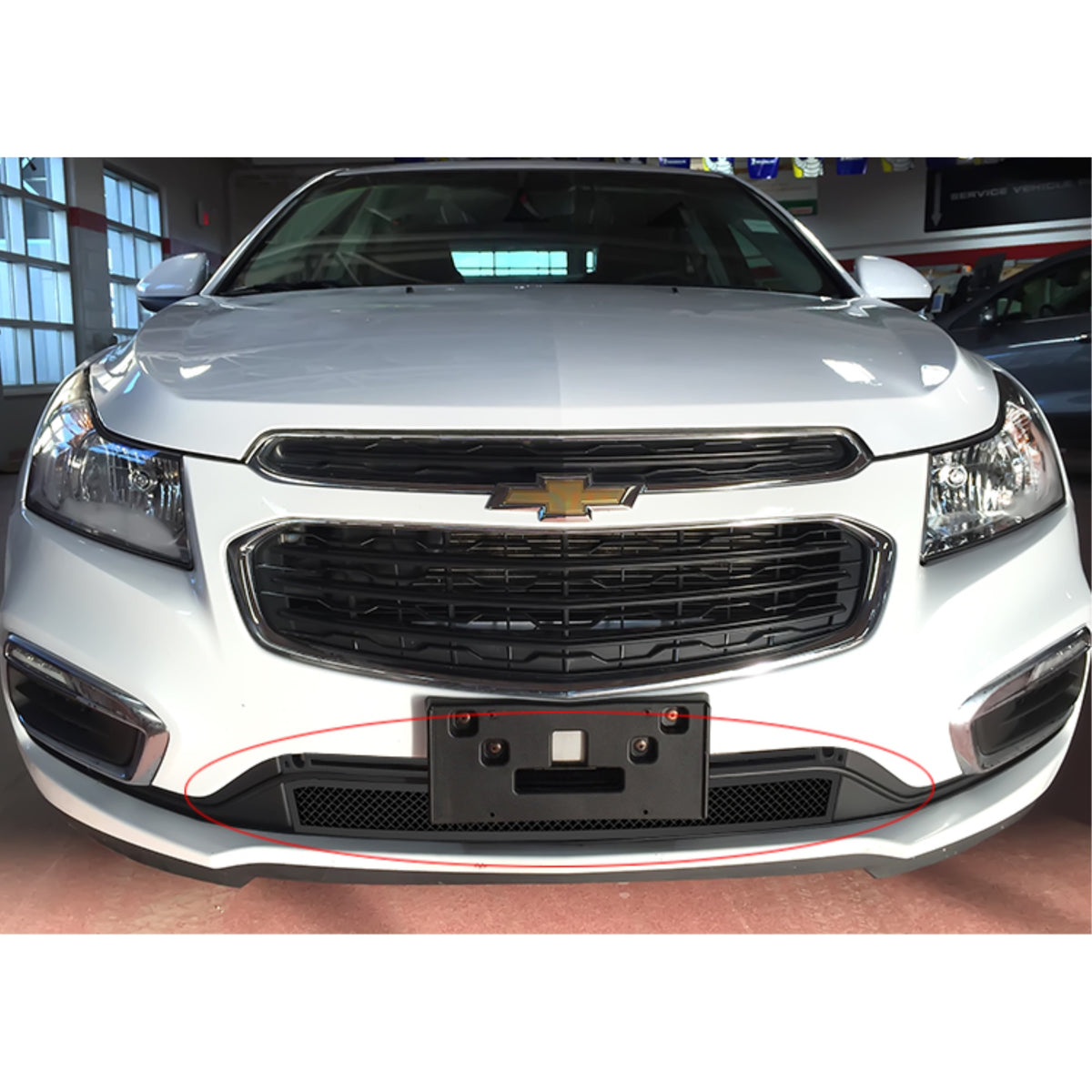 2015-2015 Chevy Cruze Stainless Steel Black Powder Coated Finish 1.8 Mm Wire Mesh Black Wire Mesh Grille