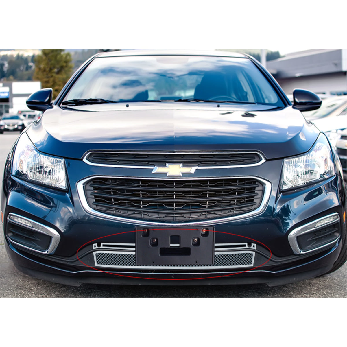 2015-2015 Chevy Cruze Stainless Steel Polished Finish 1.8 Mm Wire Mesh Mesh Grille