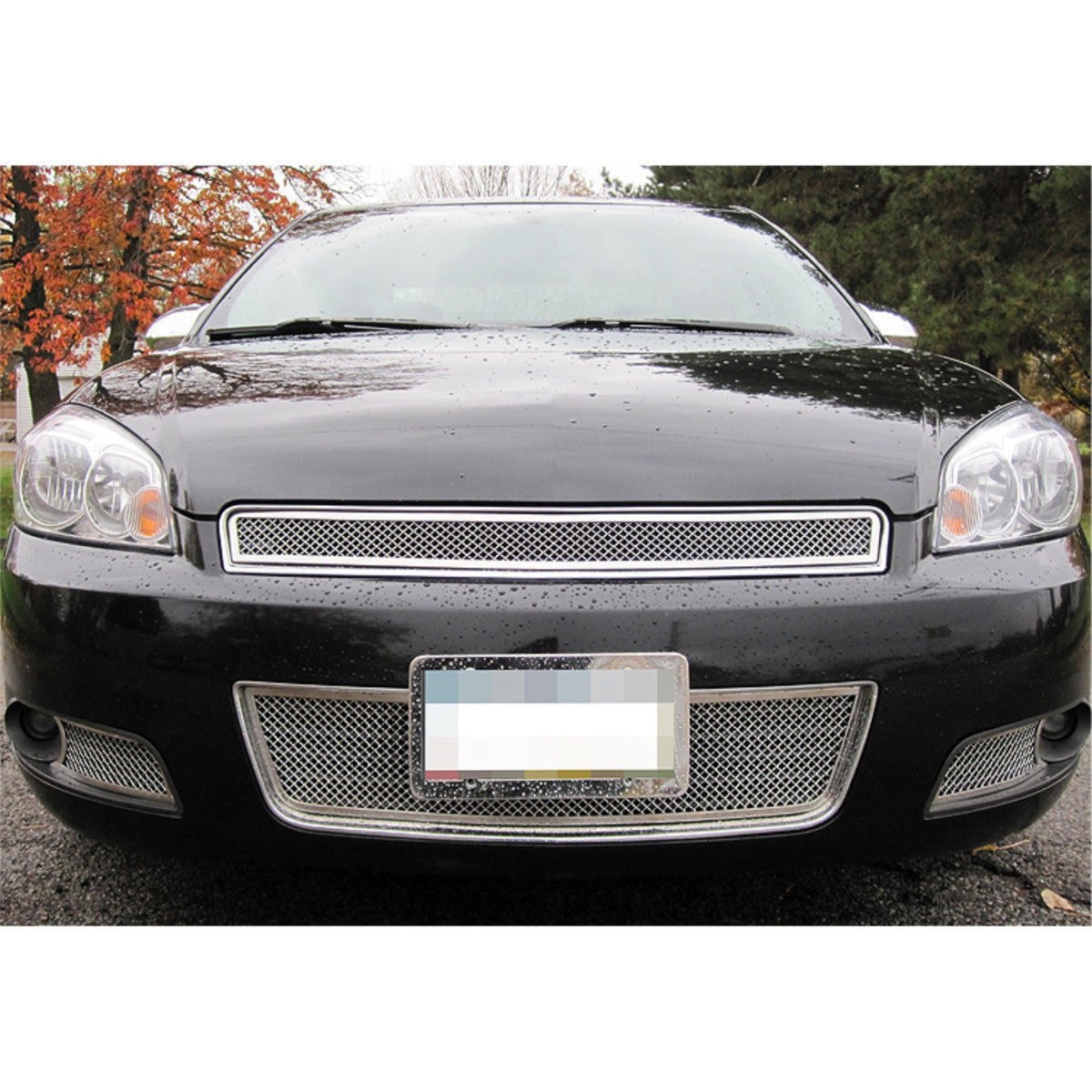 2006-2013 Chevy Impala With Fog Light /2014-2016 Chevy Impala Limited Model Only With Fog Light Stainless Steel Polished Finish 1.8 Mm Wire Mesh Mesh Grille